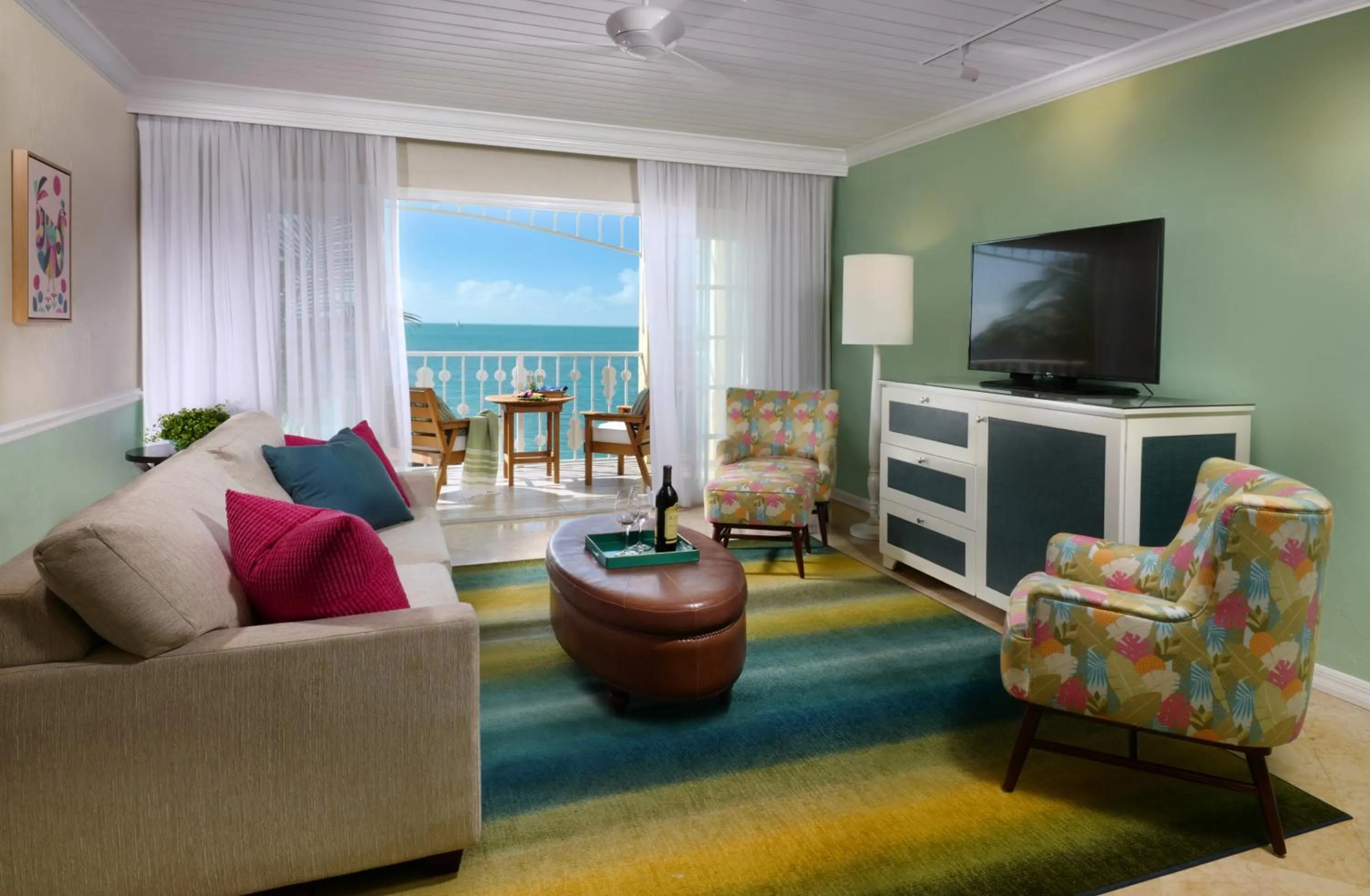 Living room in Ocean Key Resort & Spa, a Noble House Resort