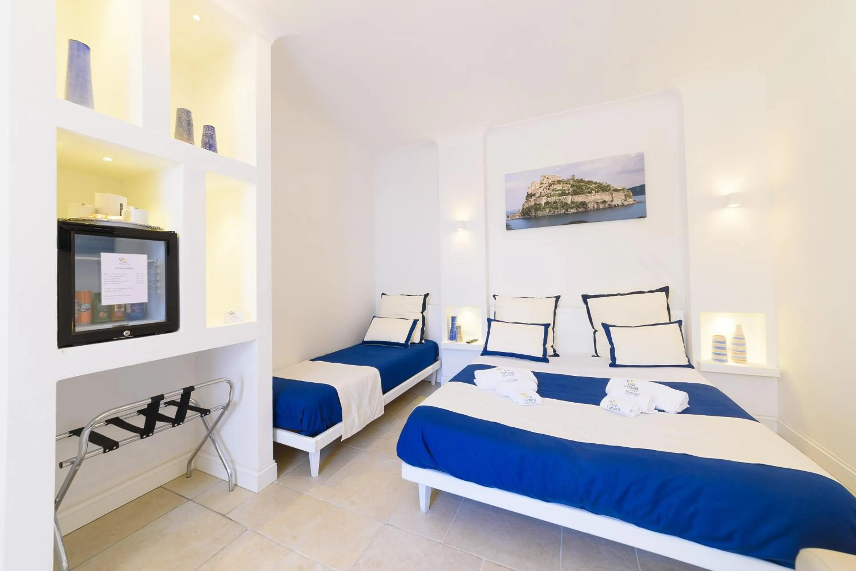 Bed in Villa Fortuna Holiday Resort