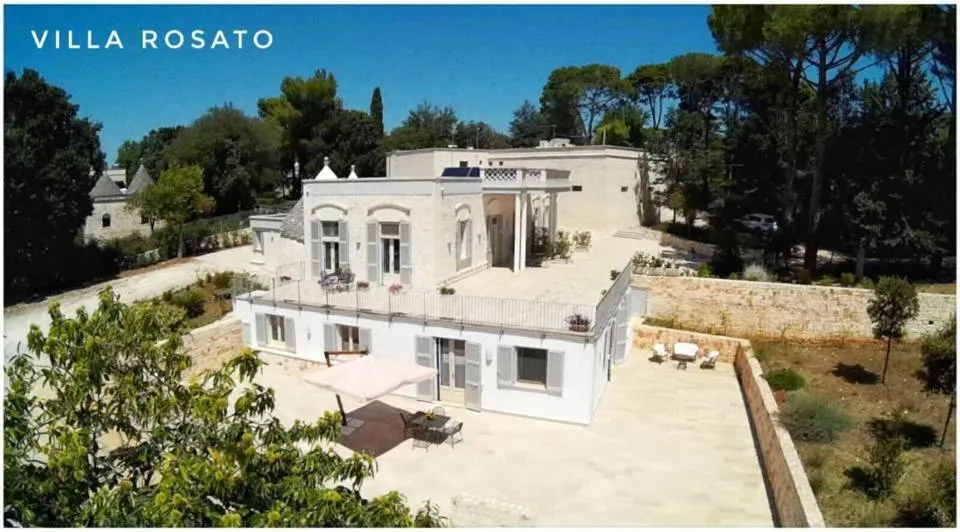 Bird's eye view in Villa Rosato