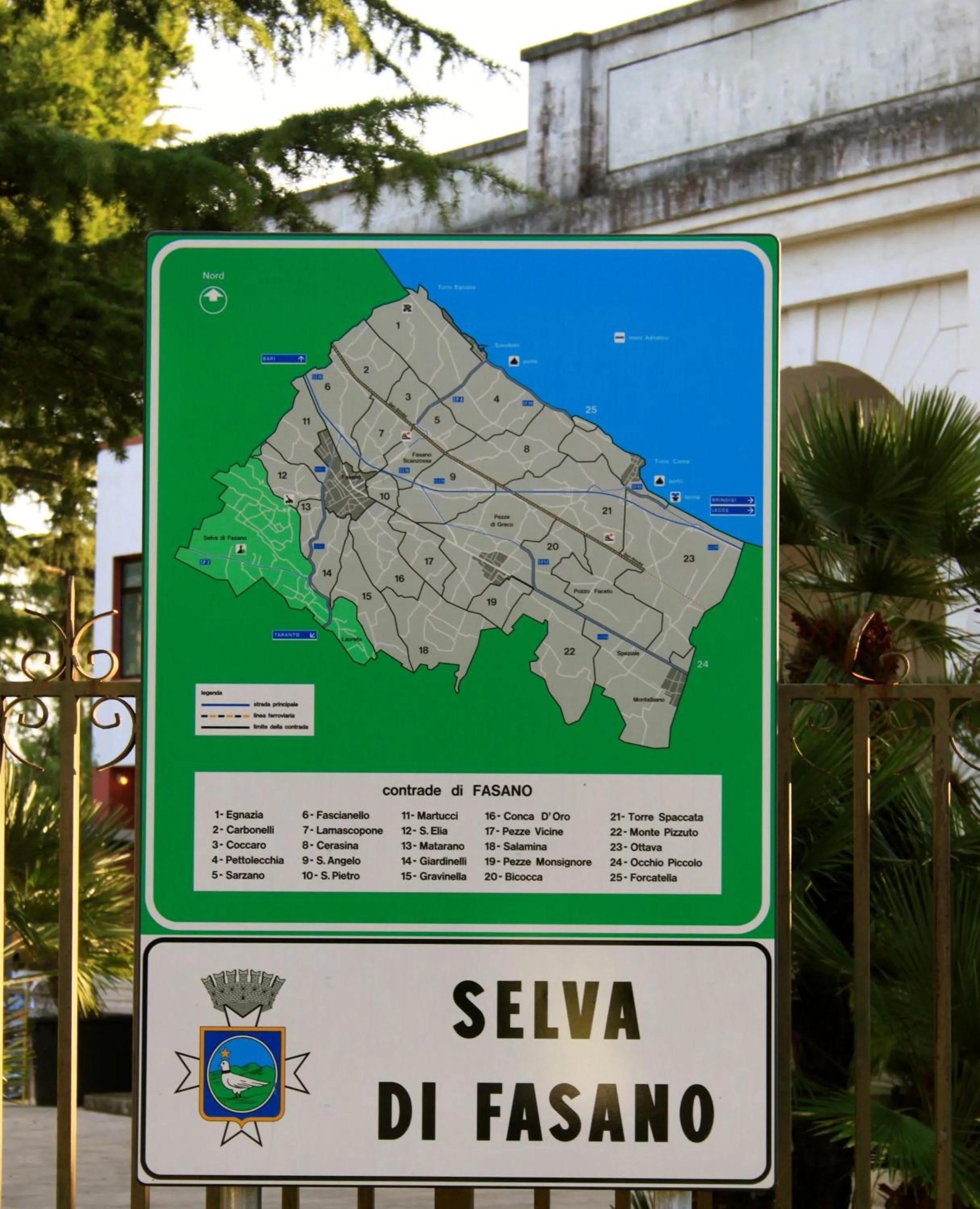 Area and facilities in Villa Rosato