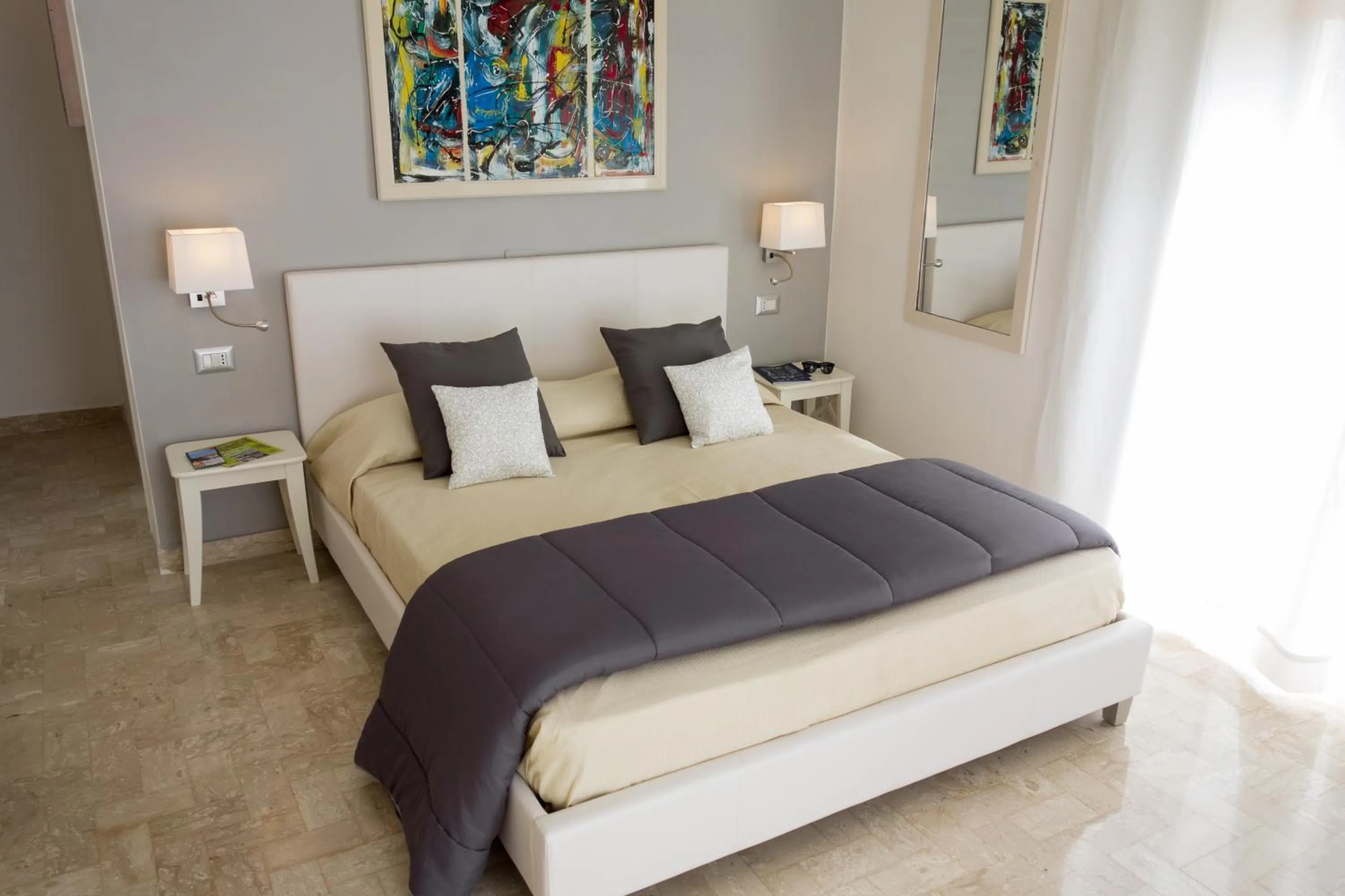 Bed in Minturnae Hotel