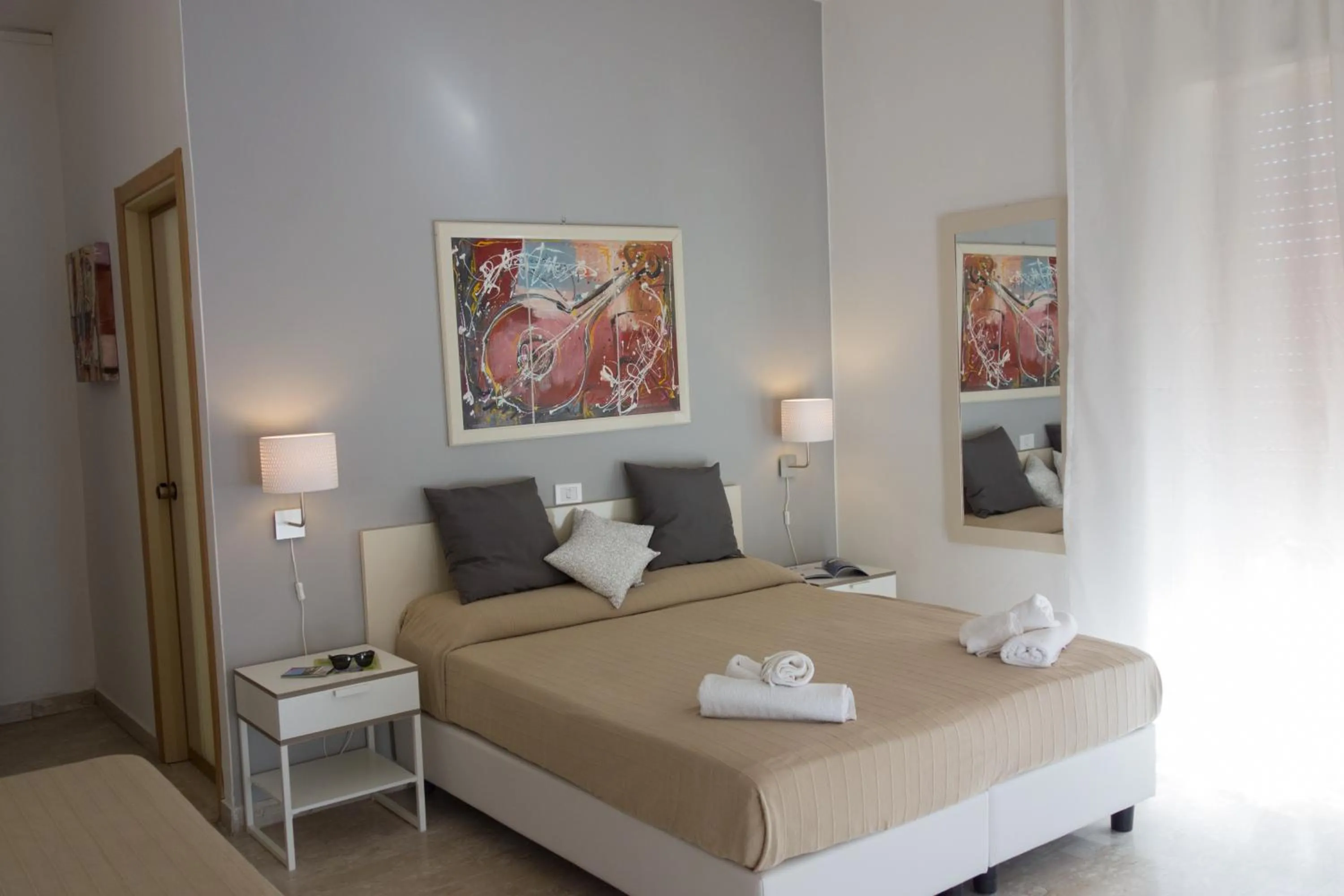 Bedroom, Bed in Minturnae Hotel