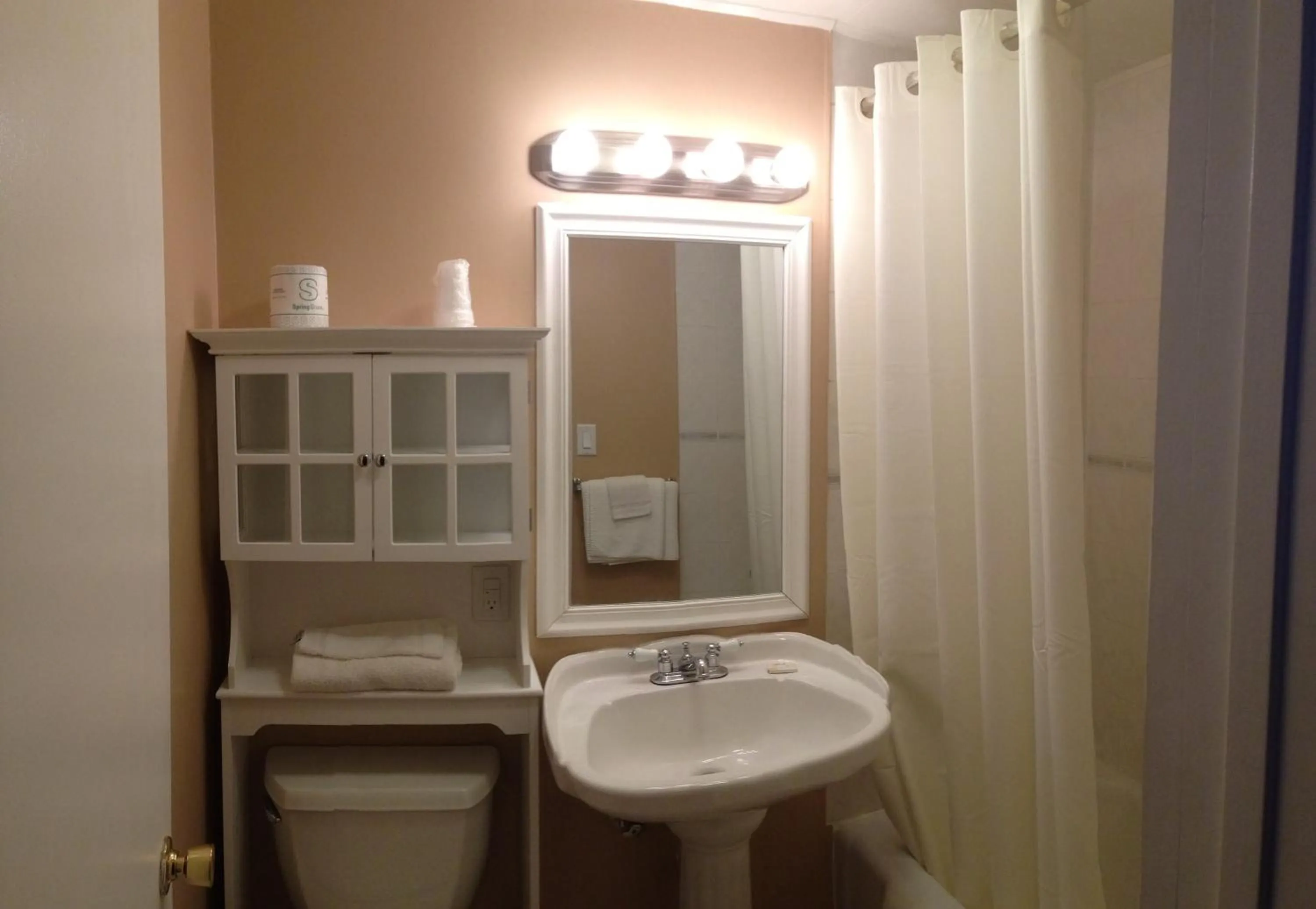 Bathroom in Moonlite Motel