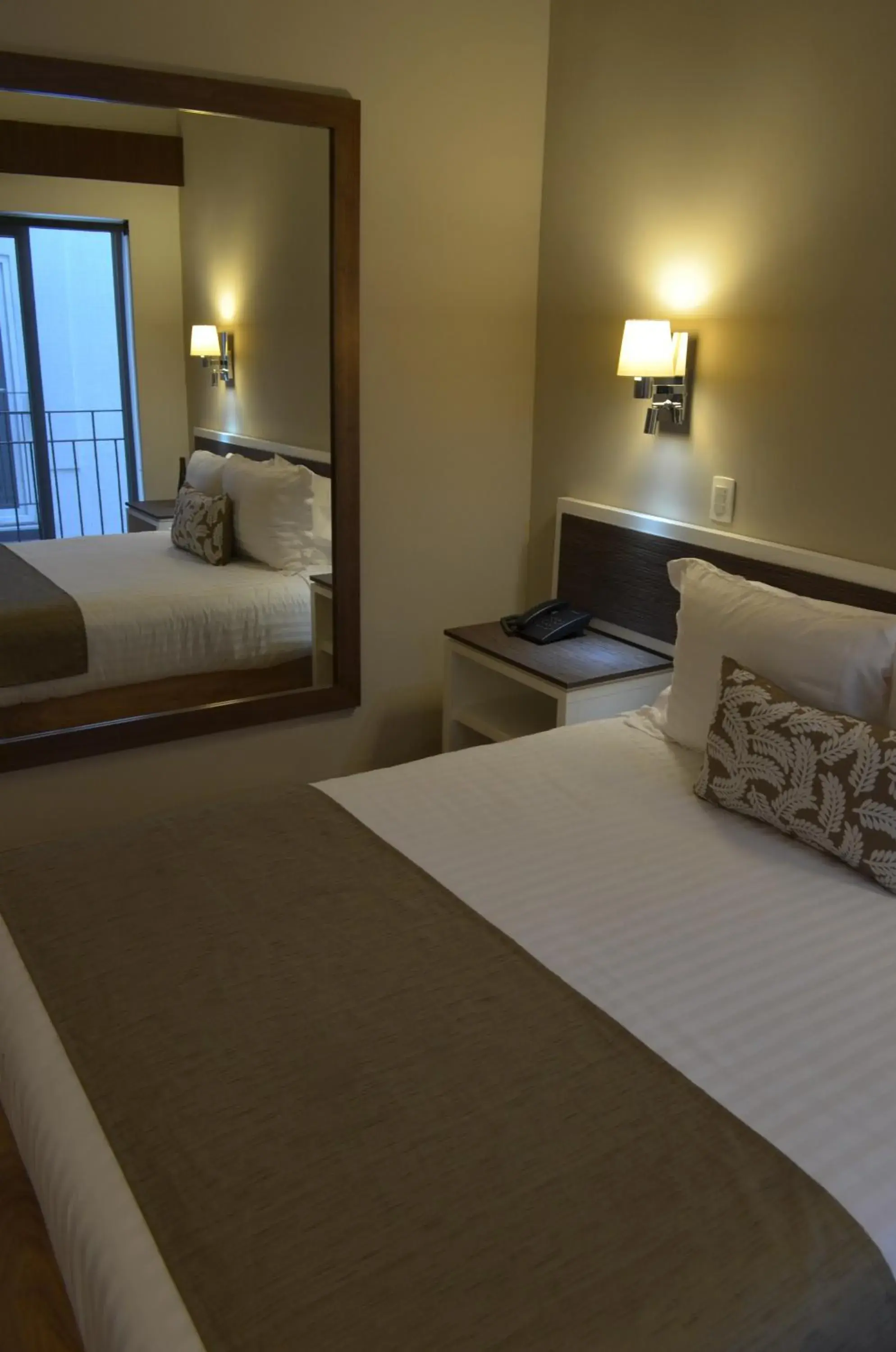 Bed in Hotel Plaza Revolución Bed in Hotel Plaza Revolución