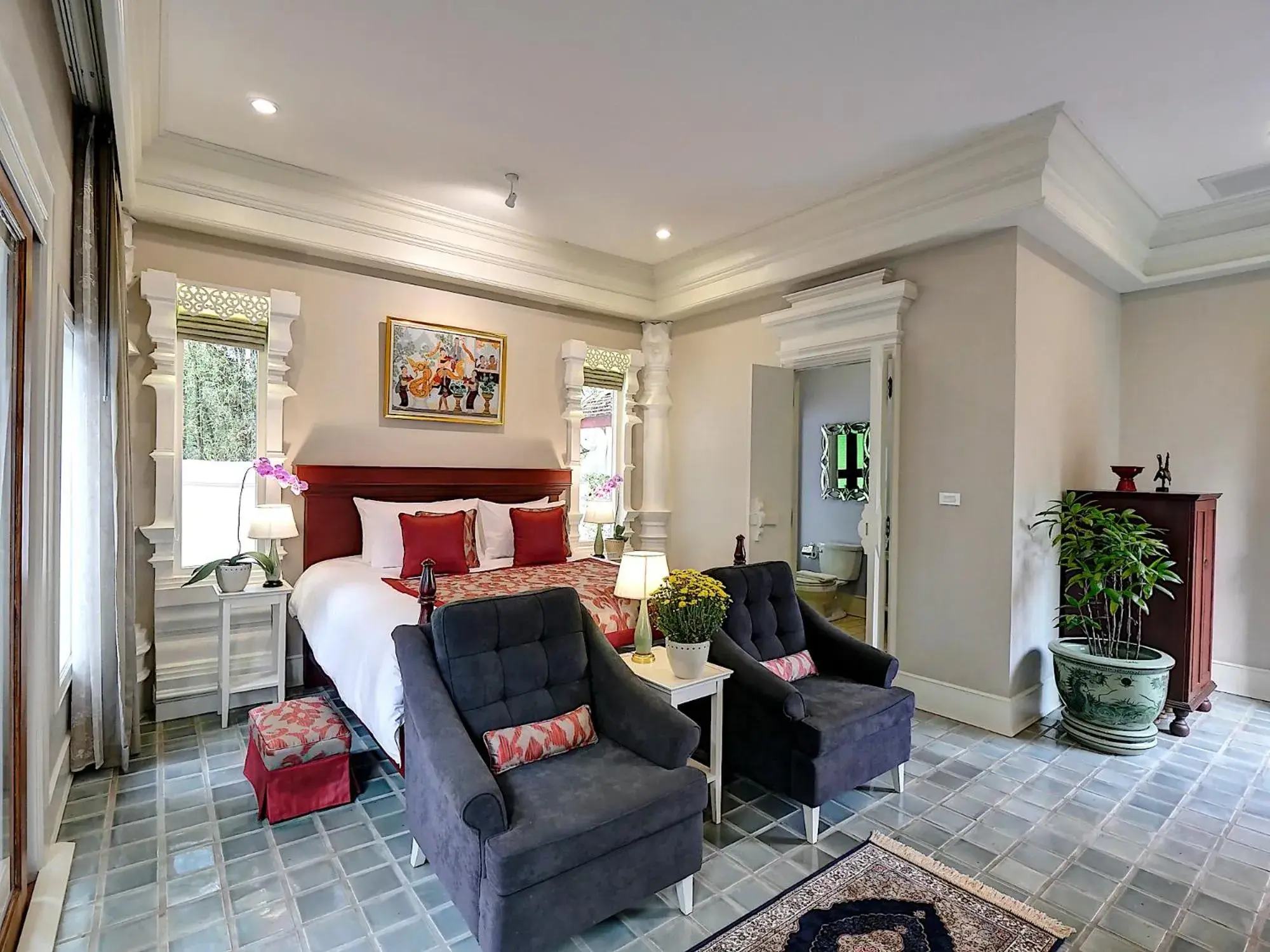 Bedroom in MonPanaNont Wellness Resort & Spa Bedroom in MonPanaNont Wellness Resort & Spa