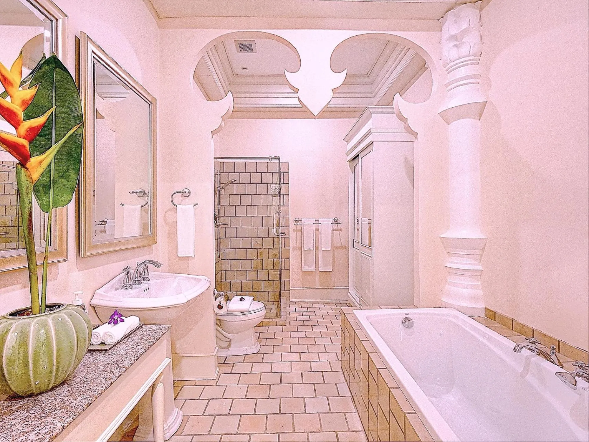 Bathroom in MonPanaNont Wellness Resort & Spa