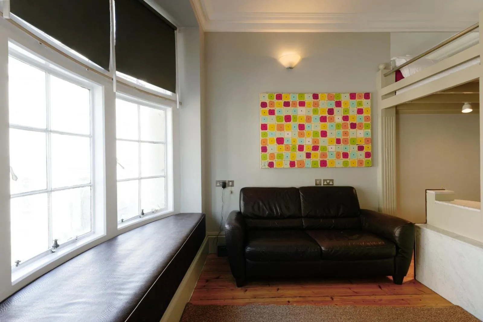 Living room in Historic two bed apartment in Heart of the City