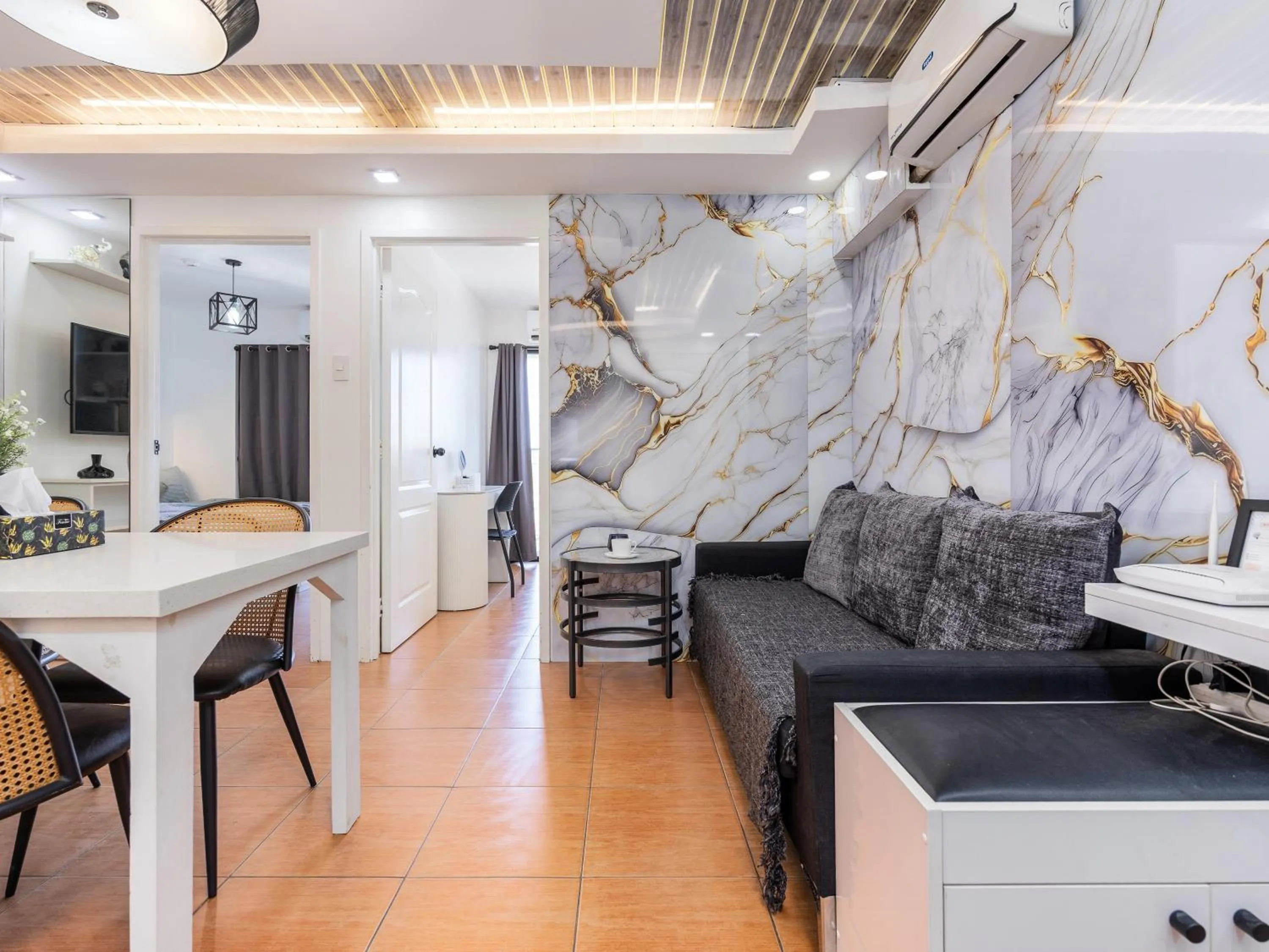 Dining area in Evania by J&J Homes 2BR Unit At One Oasis Cebu