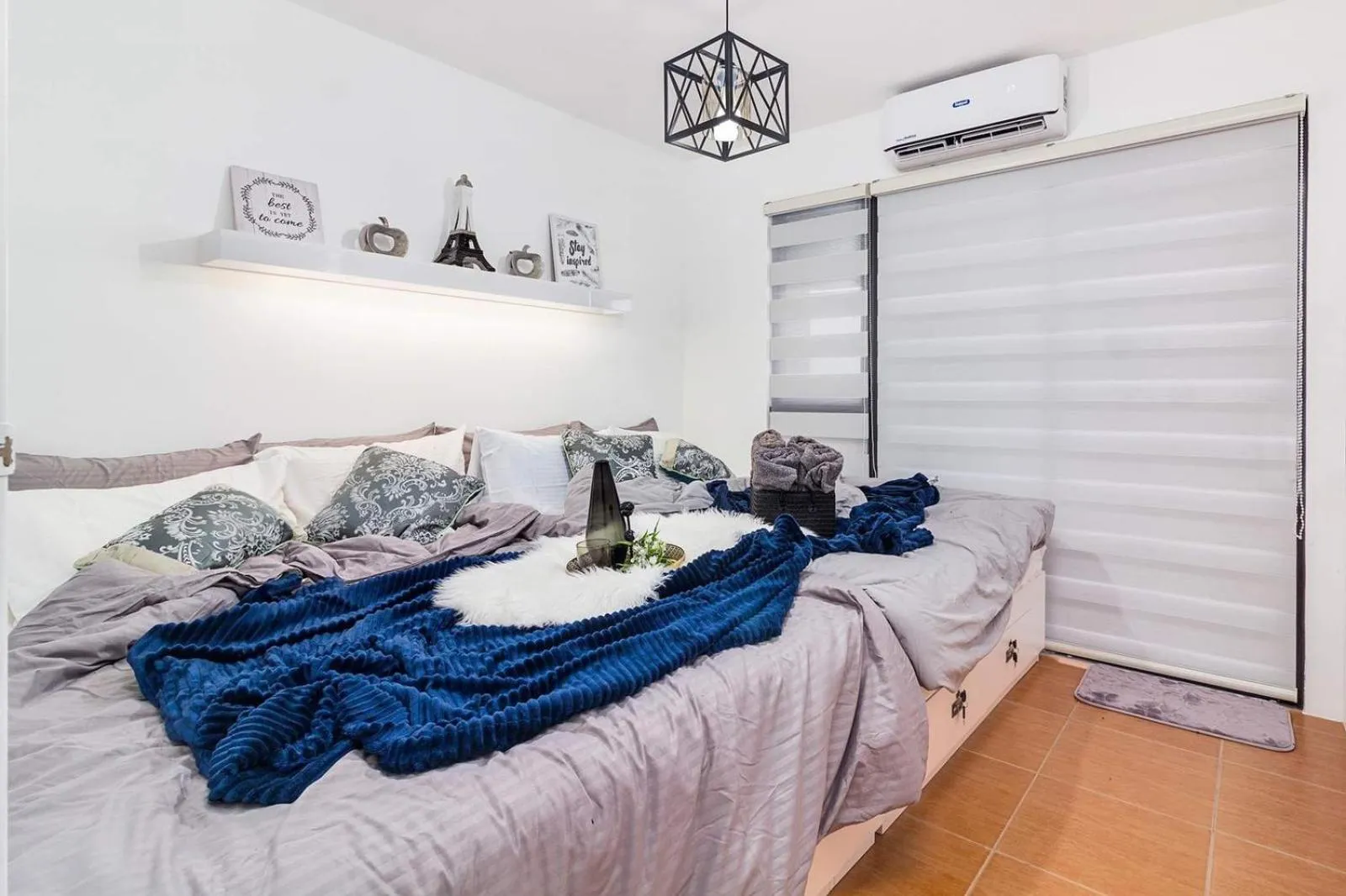 Bedroom, Bed in Evania by J&J Homes 2BR Unit At One Oasis Cebu