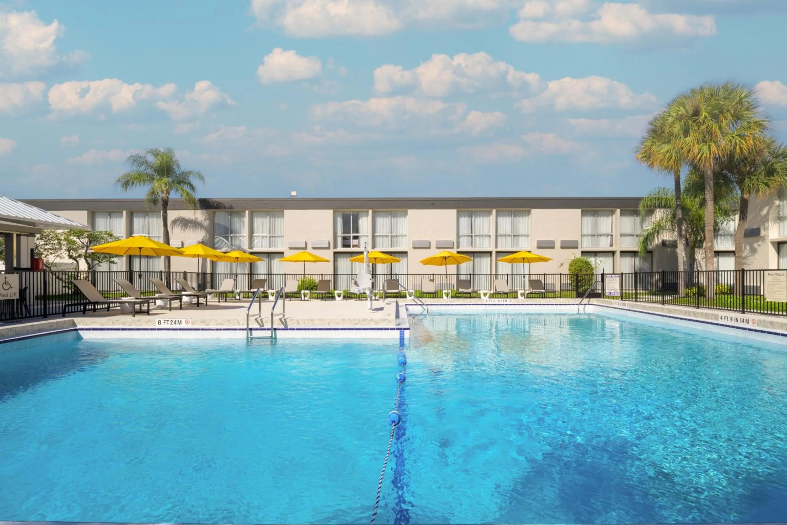 Swimming pool in B&B HOTEL Orlando International Drive near Universal - Newly Renovated!