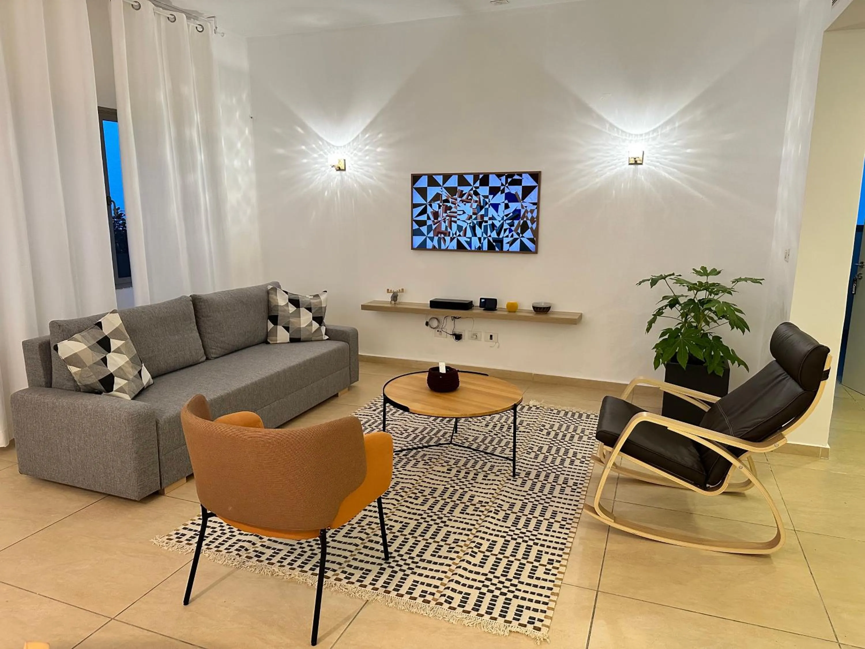 Living room in Roza Apartment