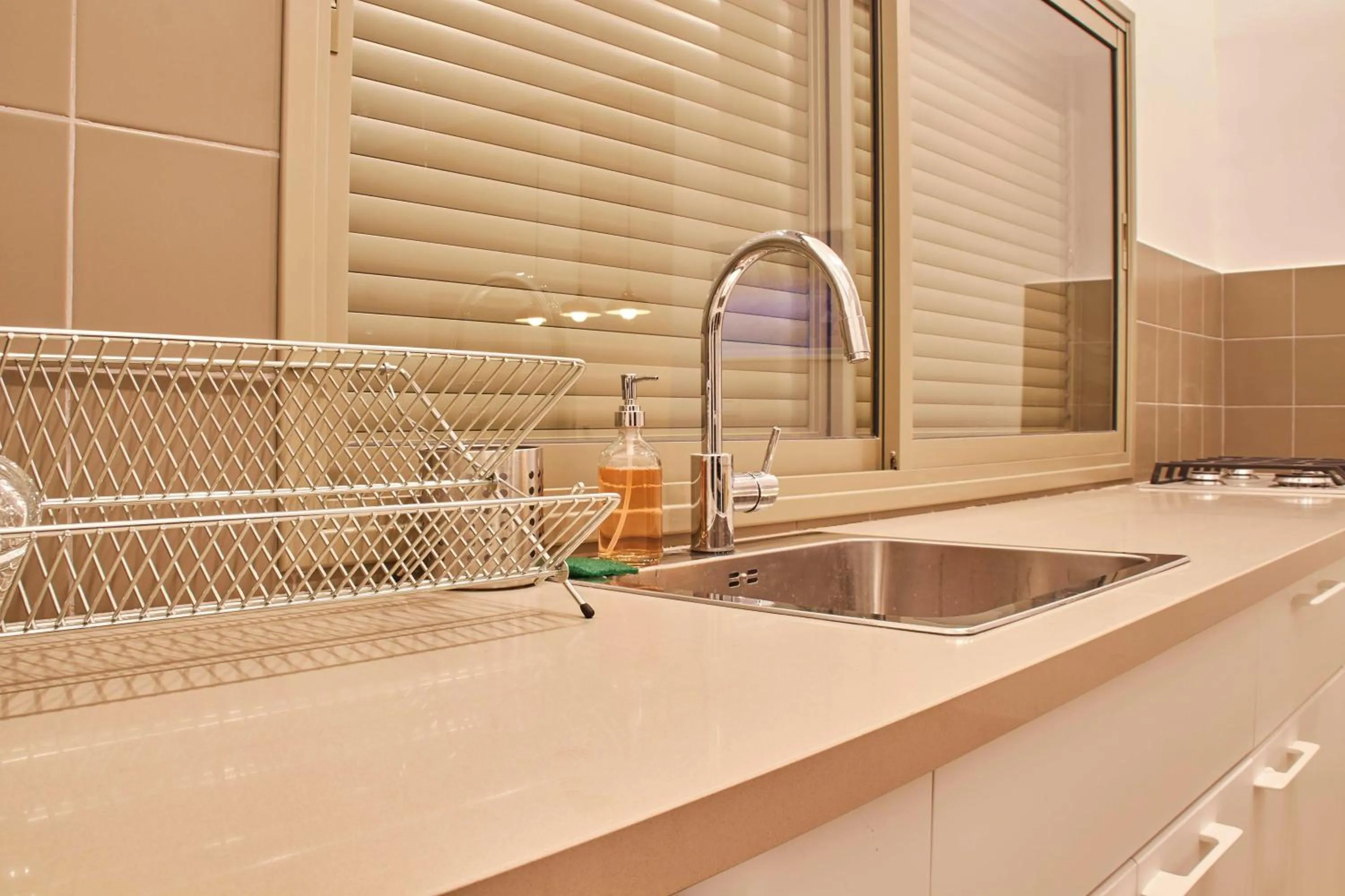 Kitchen or kitchenette in Roza Apartment