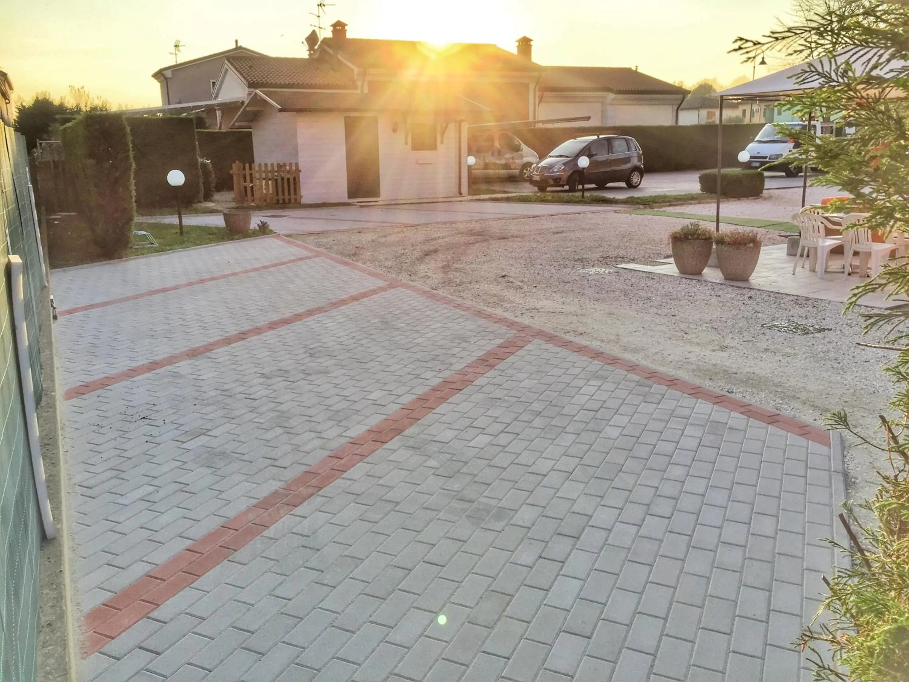 Facade/entrance in La Villa di Montagnana