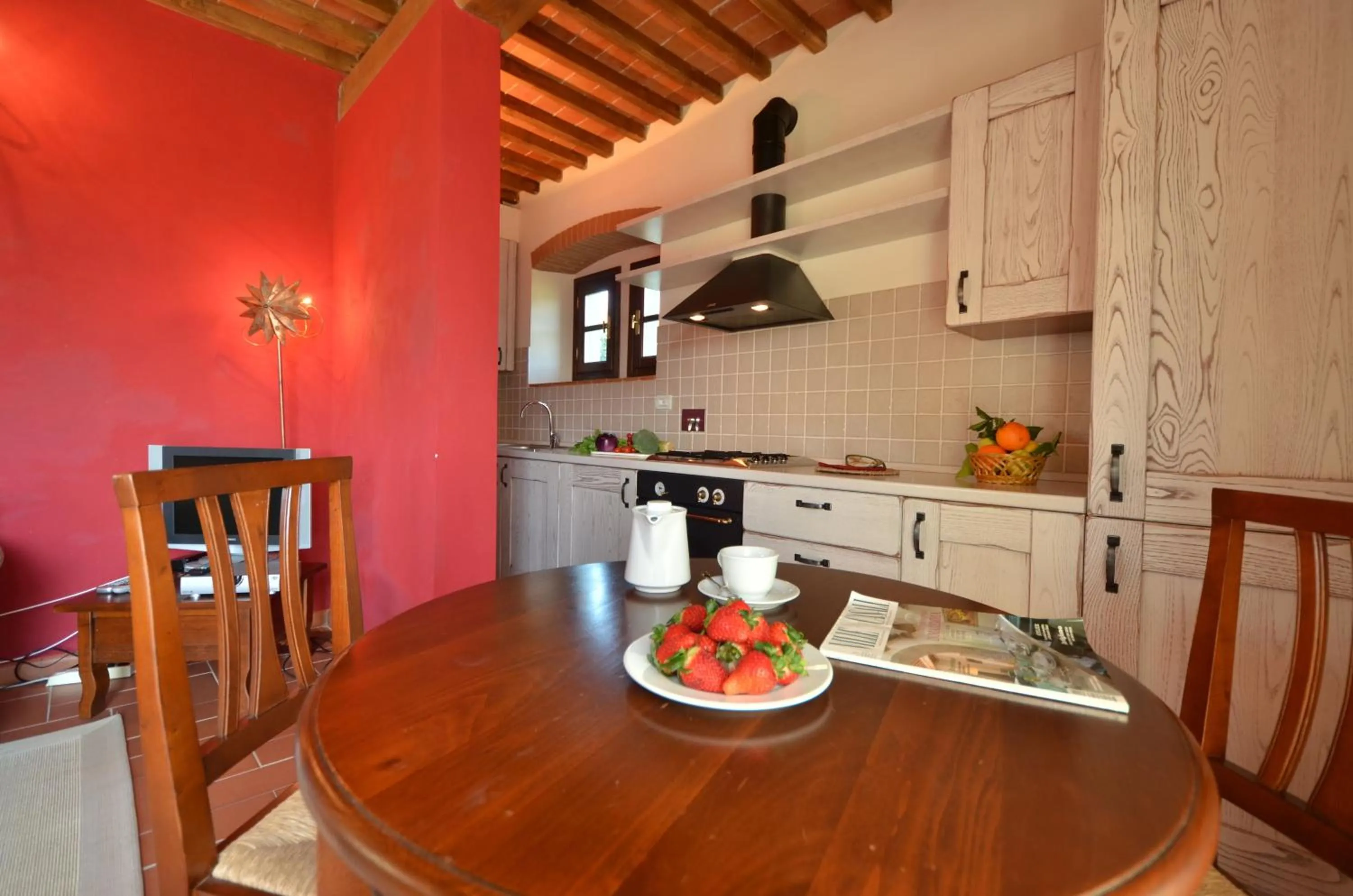 Kitchen or kitchenette in Poggio Cennina Resort