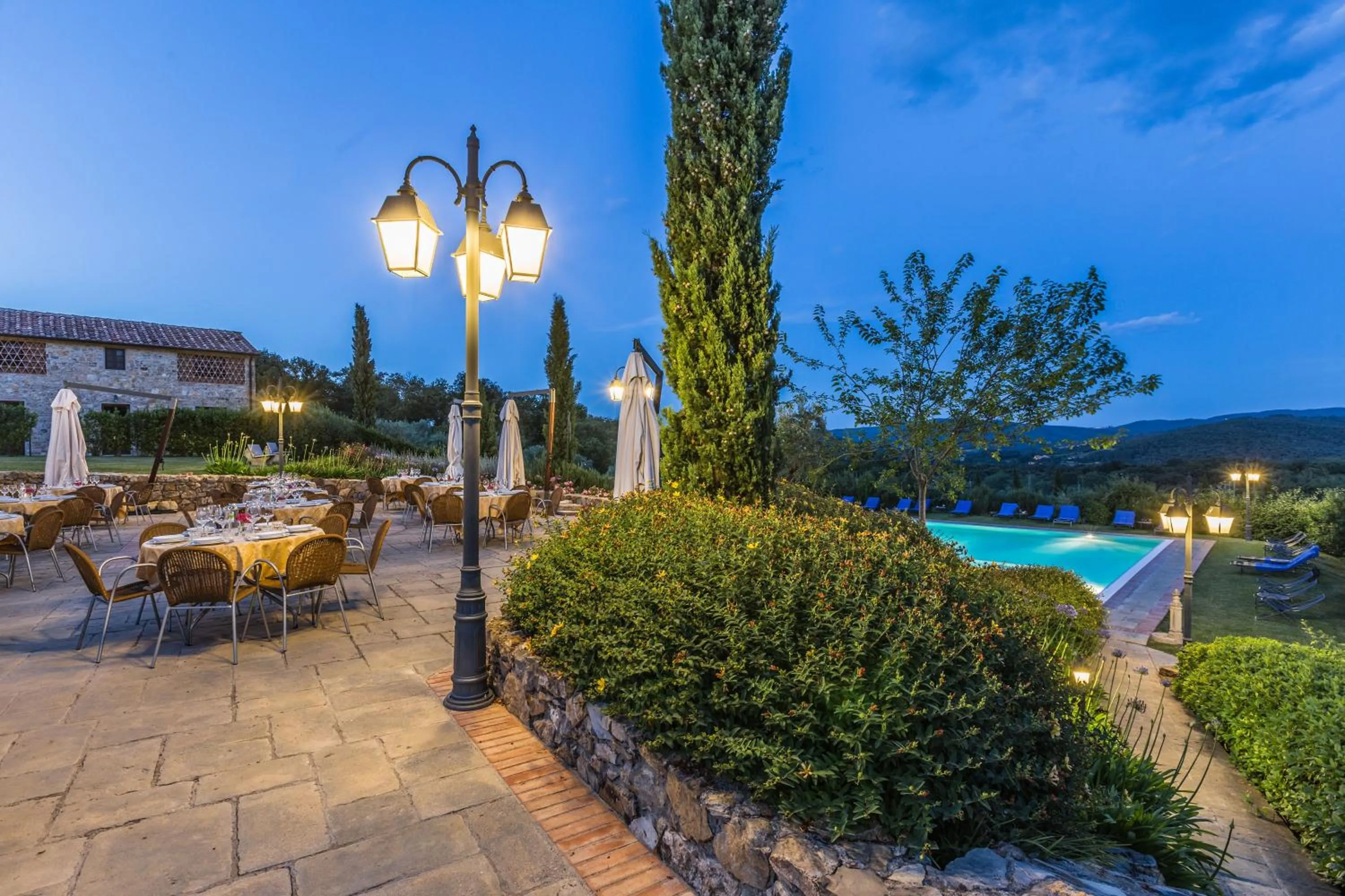 Garden in Poggio Cennina Resort