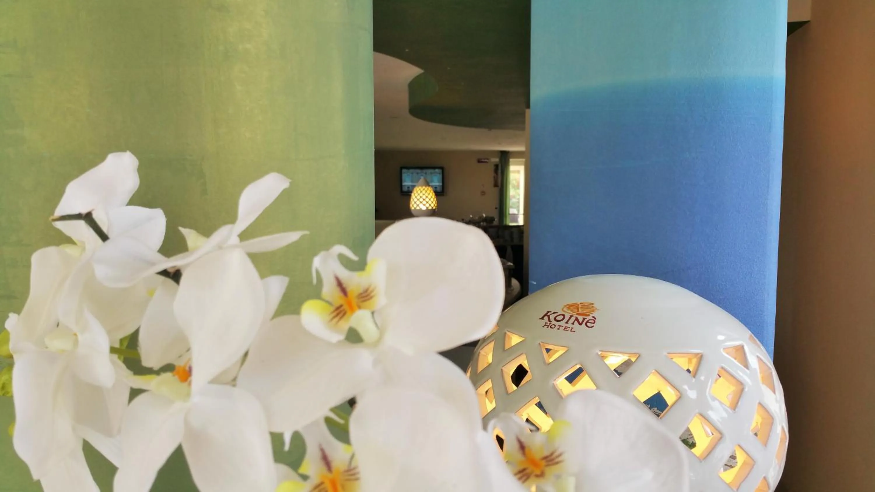 Decorative detail in Hotel Club Koiné