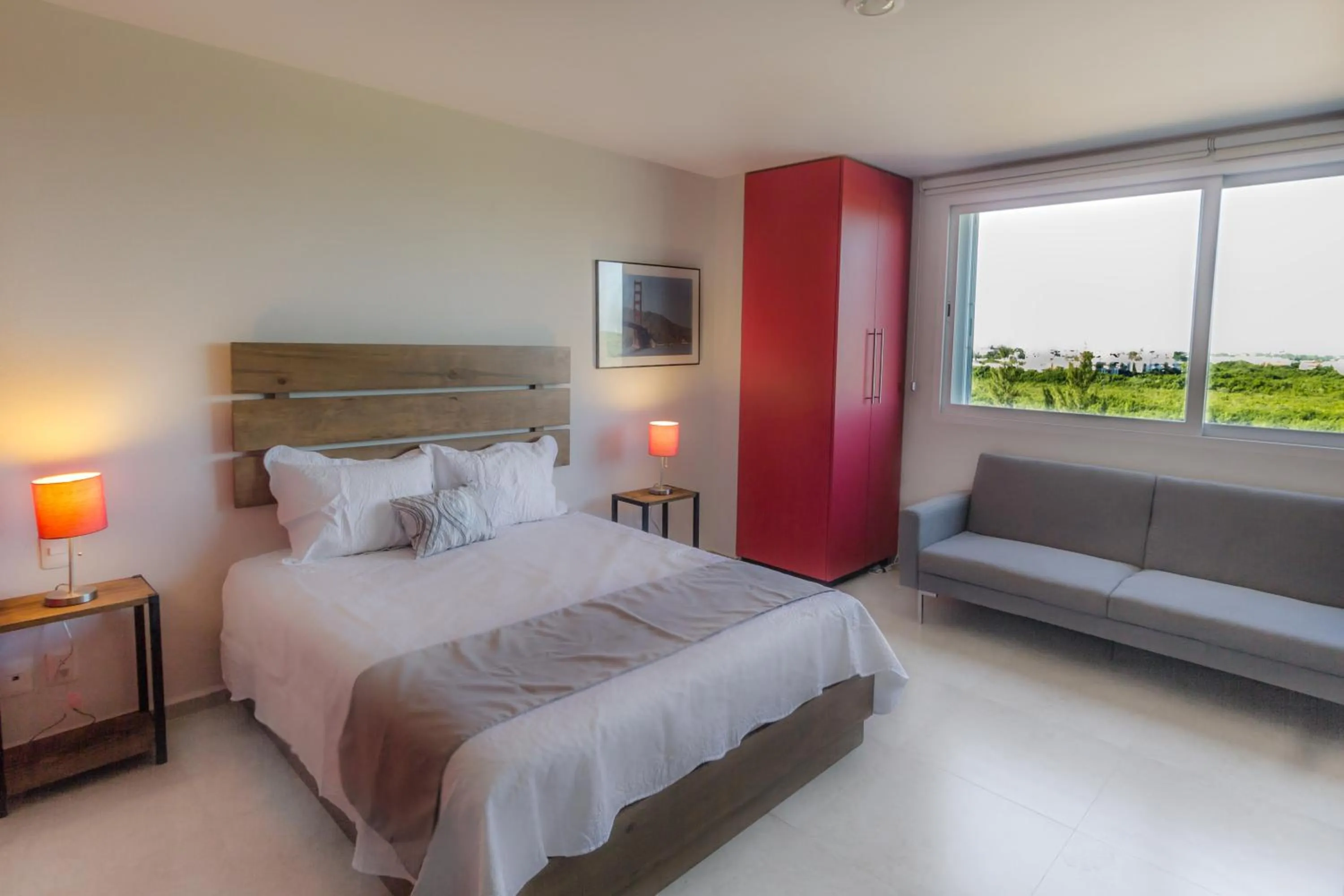 Bed in Tu Hogar Frente Al Mar Caribe, Vive Cancún