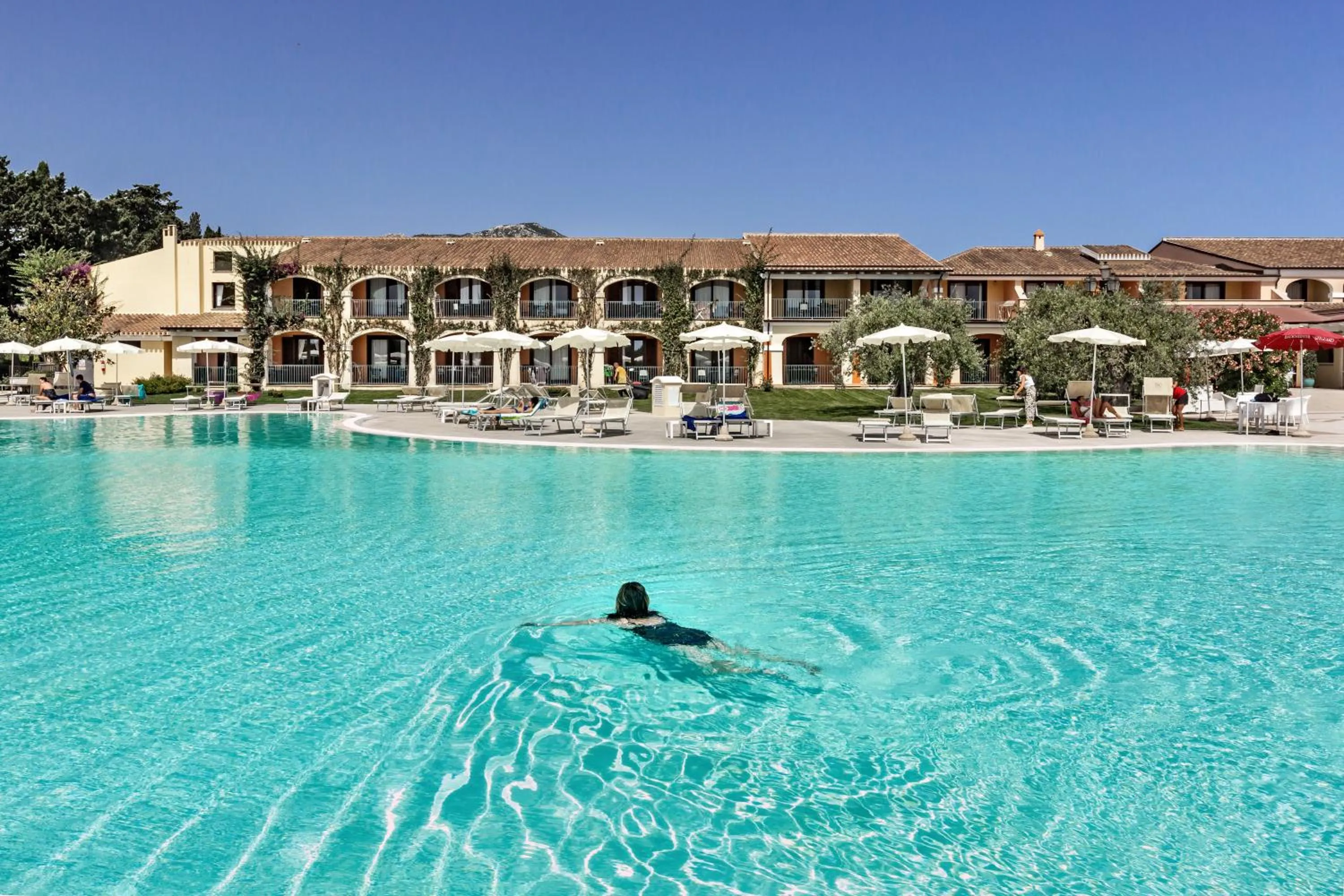 Pool view, Swimming Pool in Sentido Orosei Beach