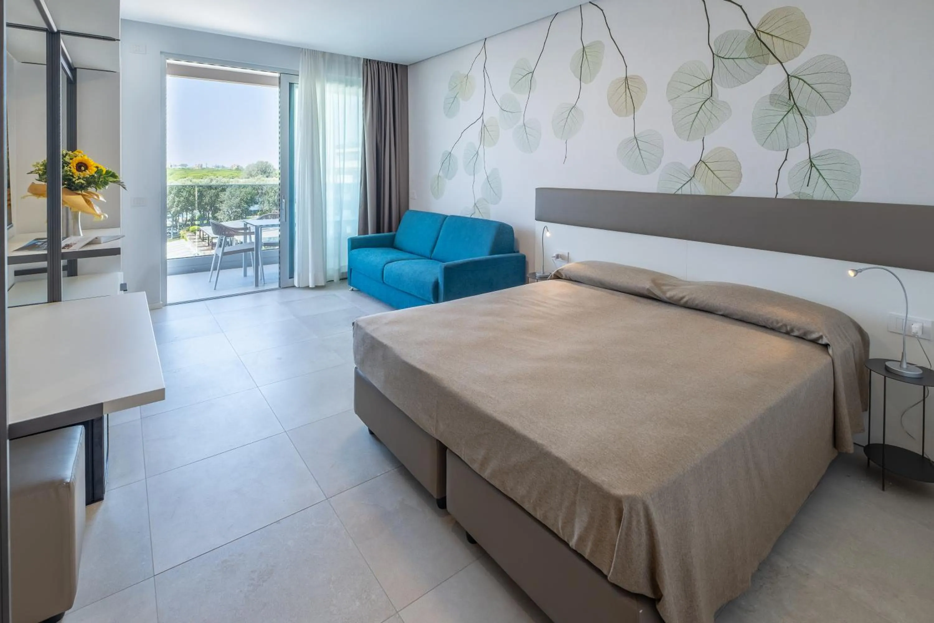 Bed in ApartHotel Panorama Beach
