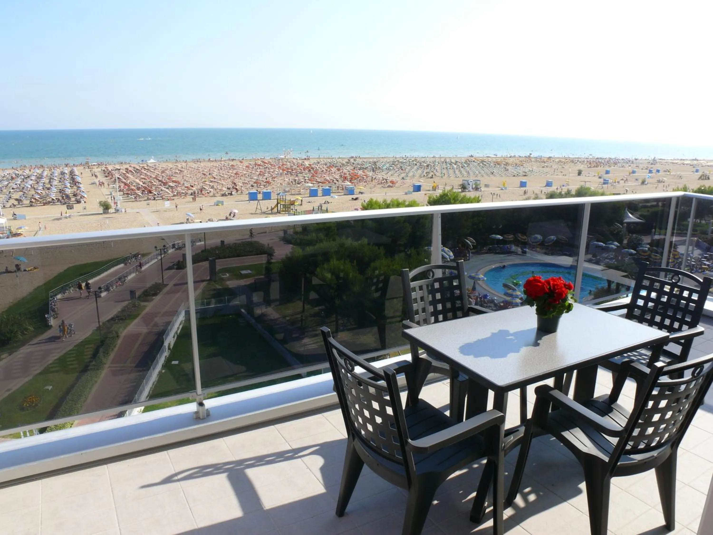 Balcony/Terrace in ApartHotel Panorama Beach