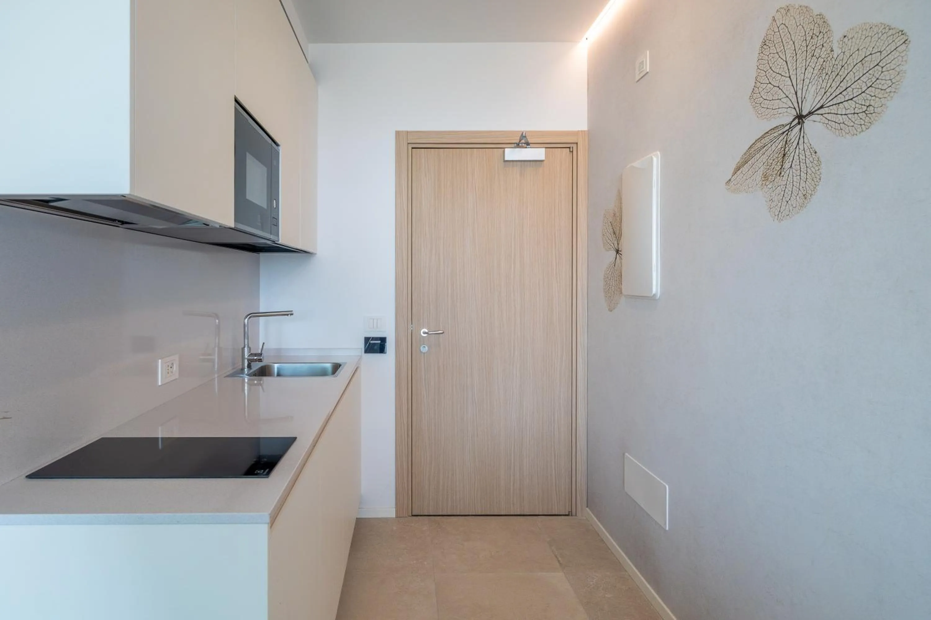 Kitchen or kitchenette in ApartHotel Panorama Beach