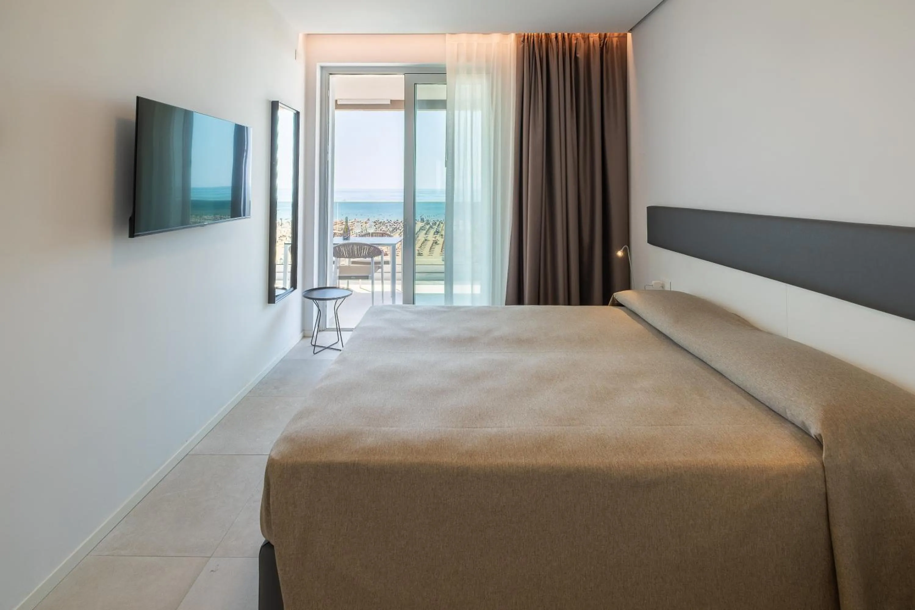 Bed in ApartHotel Panorama Beach