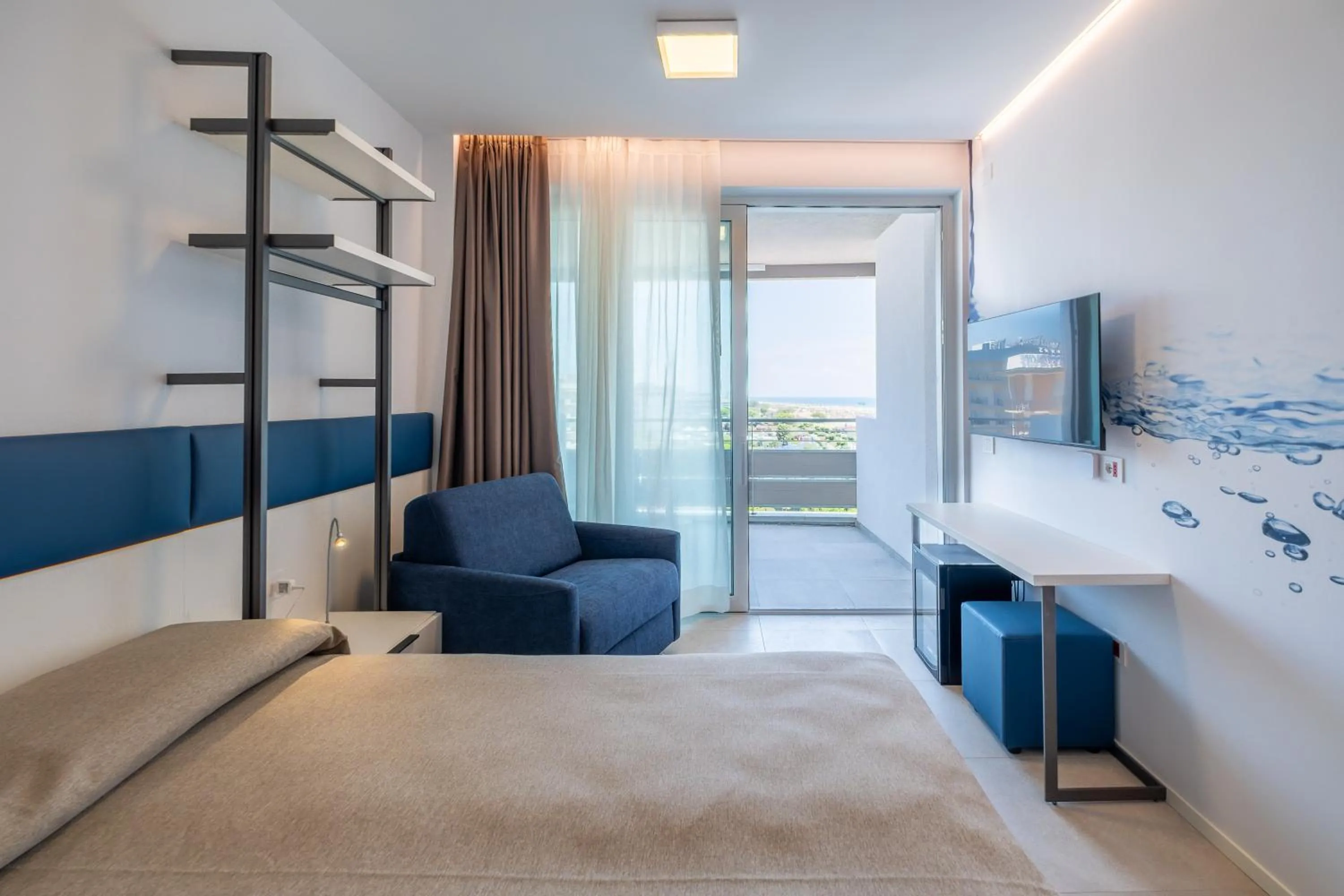Bed in ApartHotel Panorama Beach