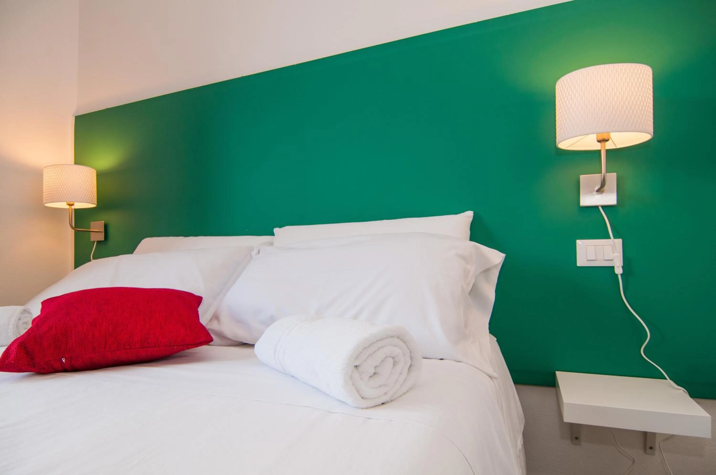 Decorative detail, Bed in Modica Old Town Rooms