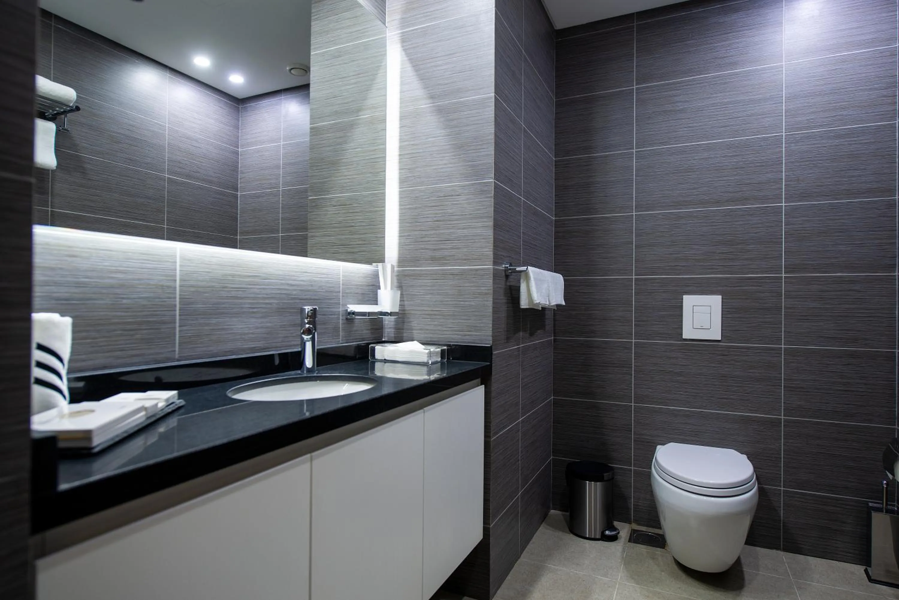 Bathroom in ZUR Studios and Suites