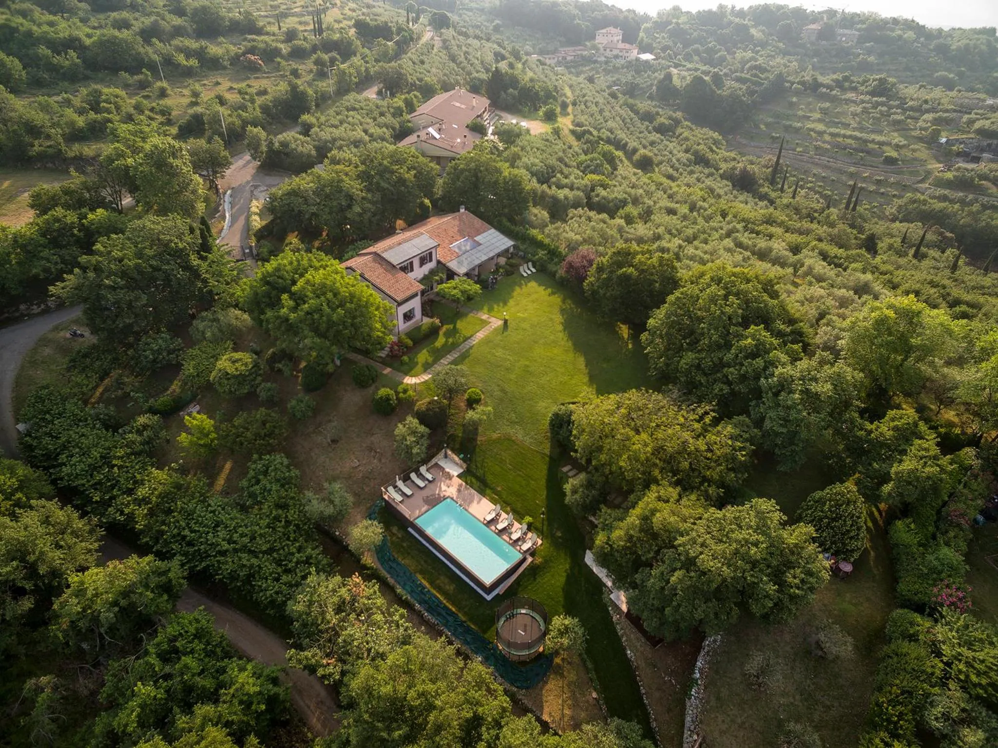 Bird's eye view in Villa Beatrice