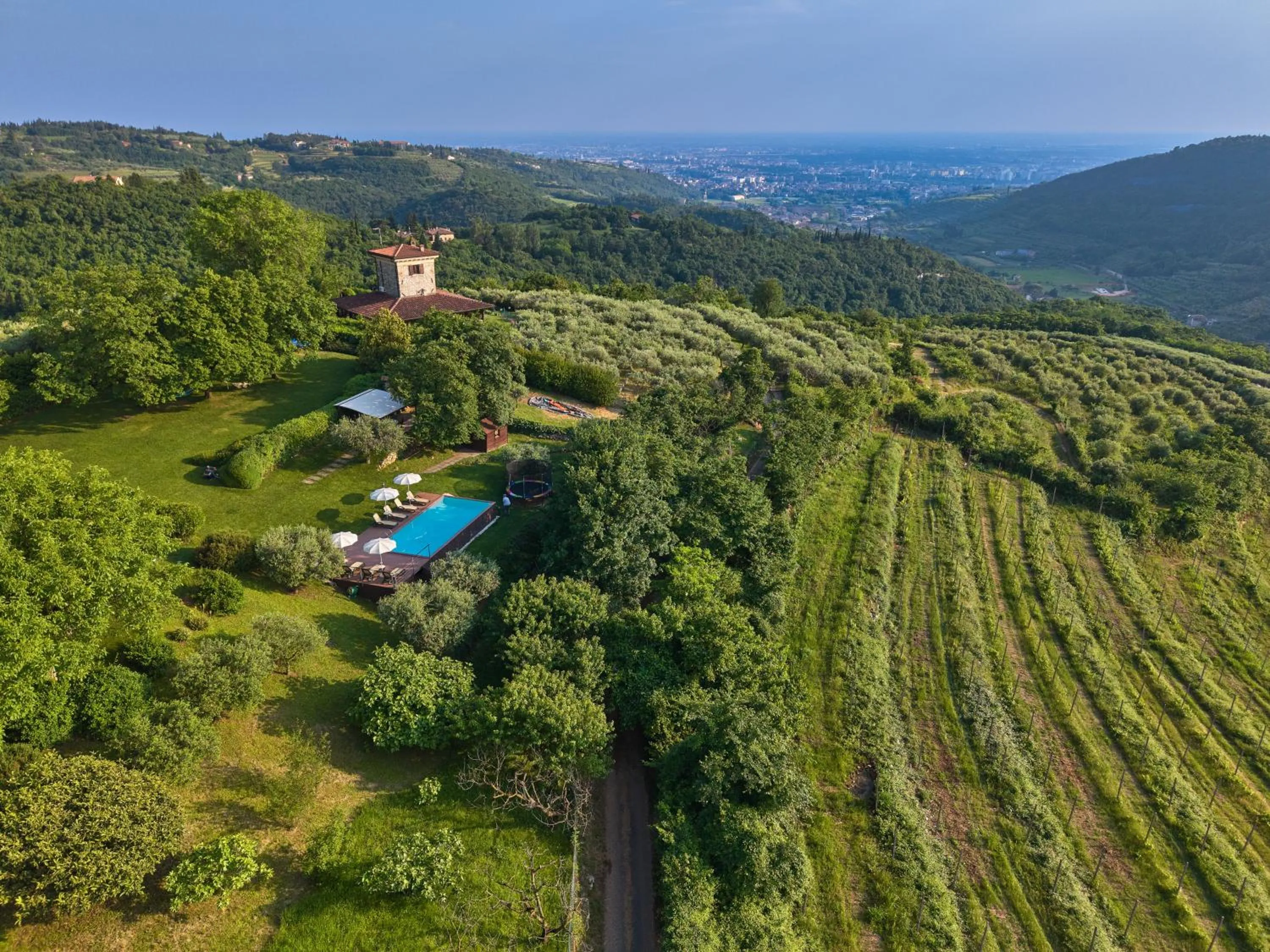 Natural landscape in Villa Beatrice