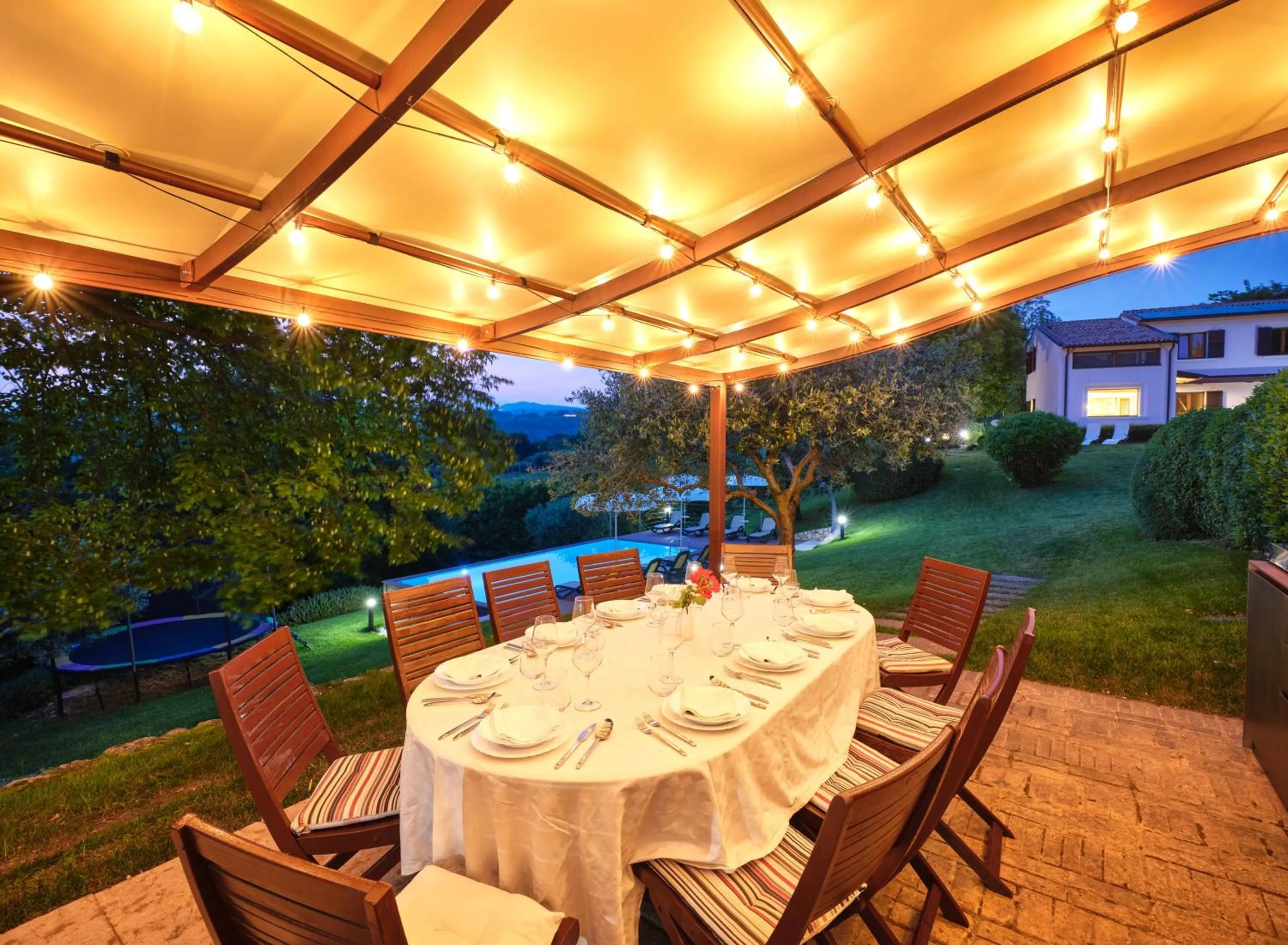 Dining area in Villa Beatrice