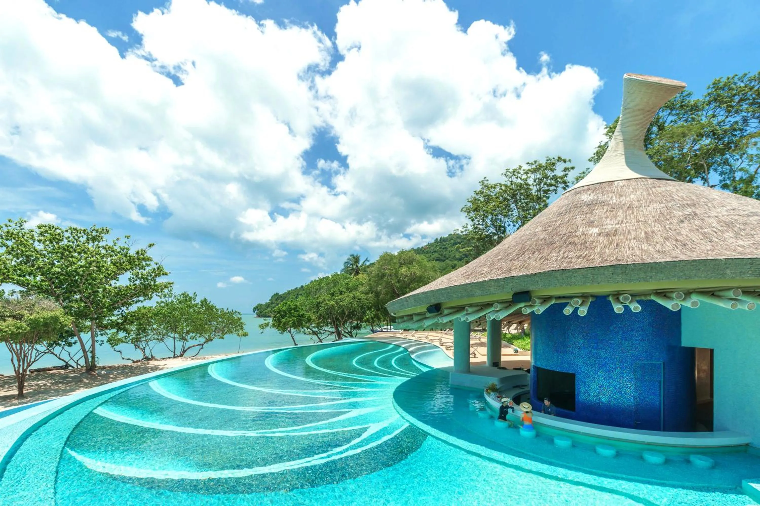 Pool view in Island Escape Burasari