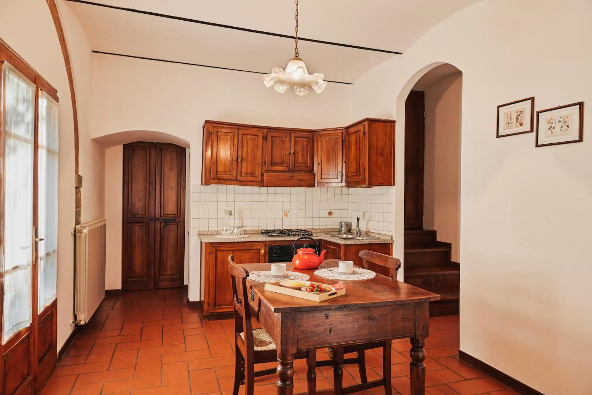 Kitchen or kitchenette in Agriturismo Il Borgo