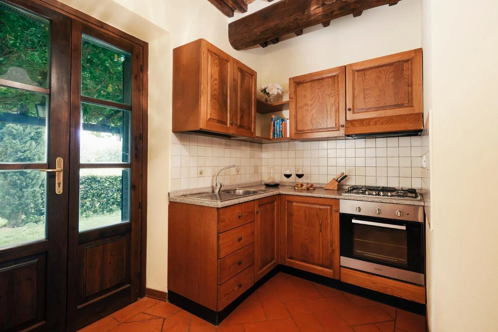 Kitchen or kitchenette in Agriturismo Il Borgo