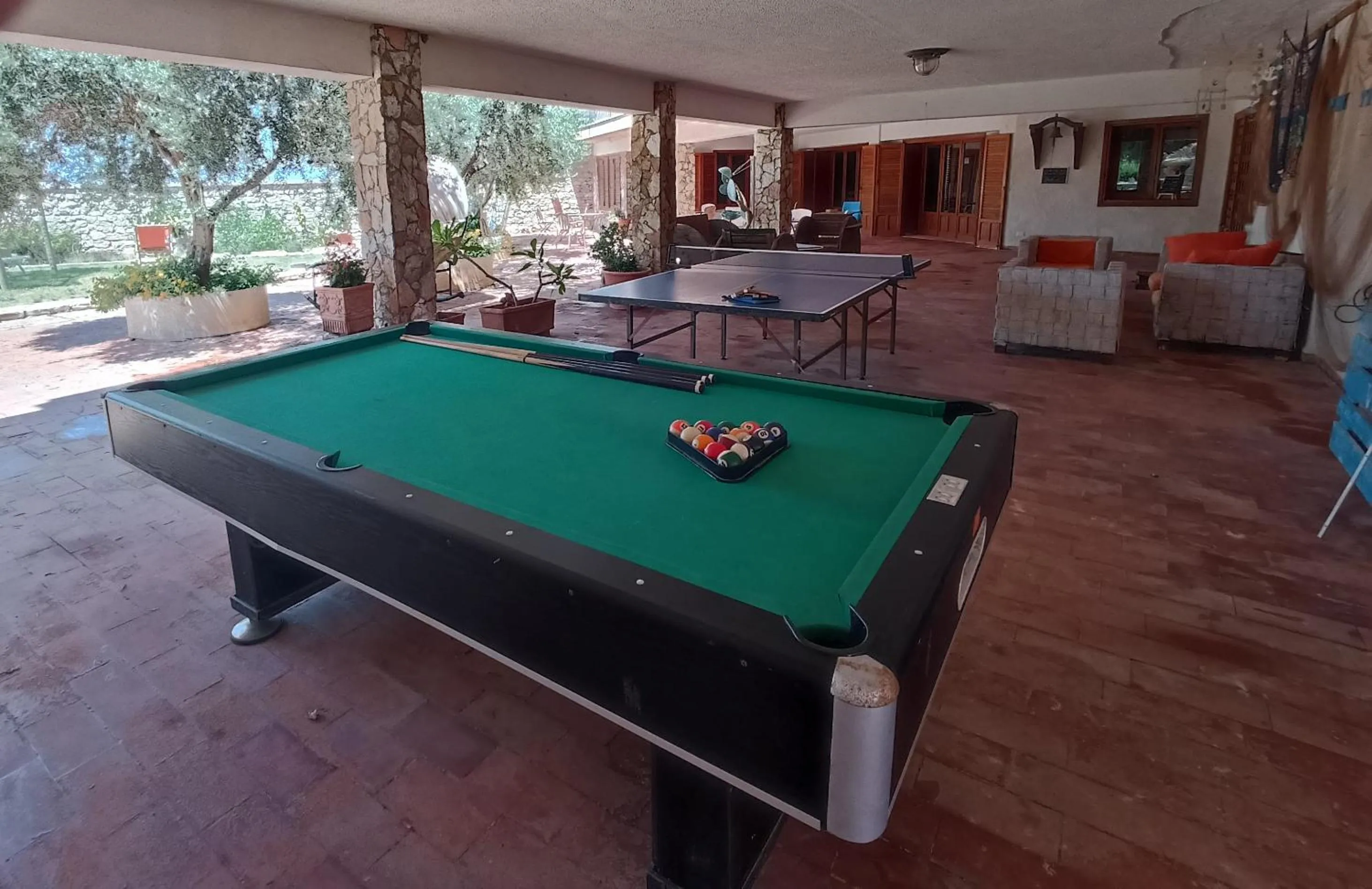 Patio in B&B Al Vecchio Pontile B&B MARSALA