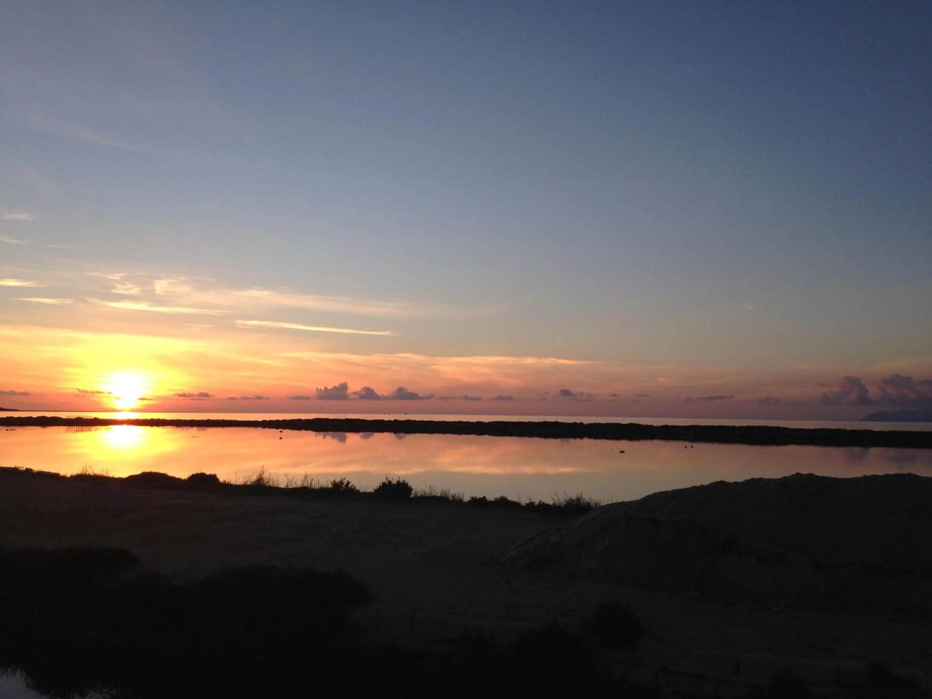 Sunset in B&B Al Vecchio Pontile B&B MARSALA