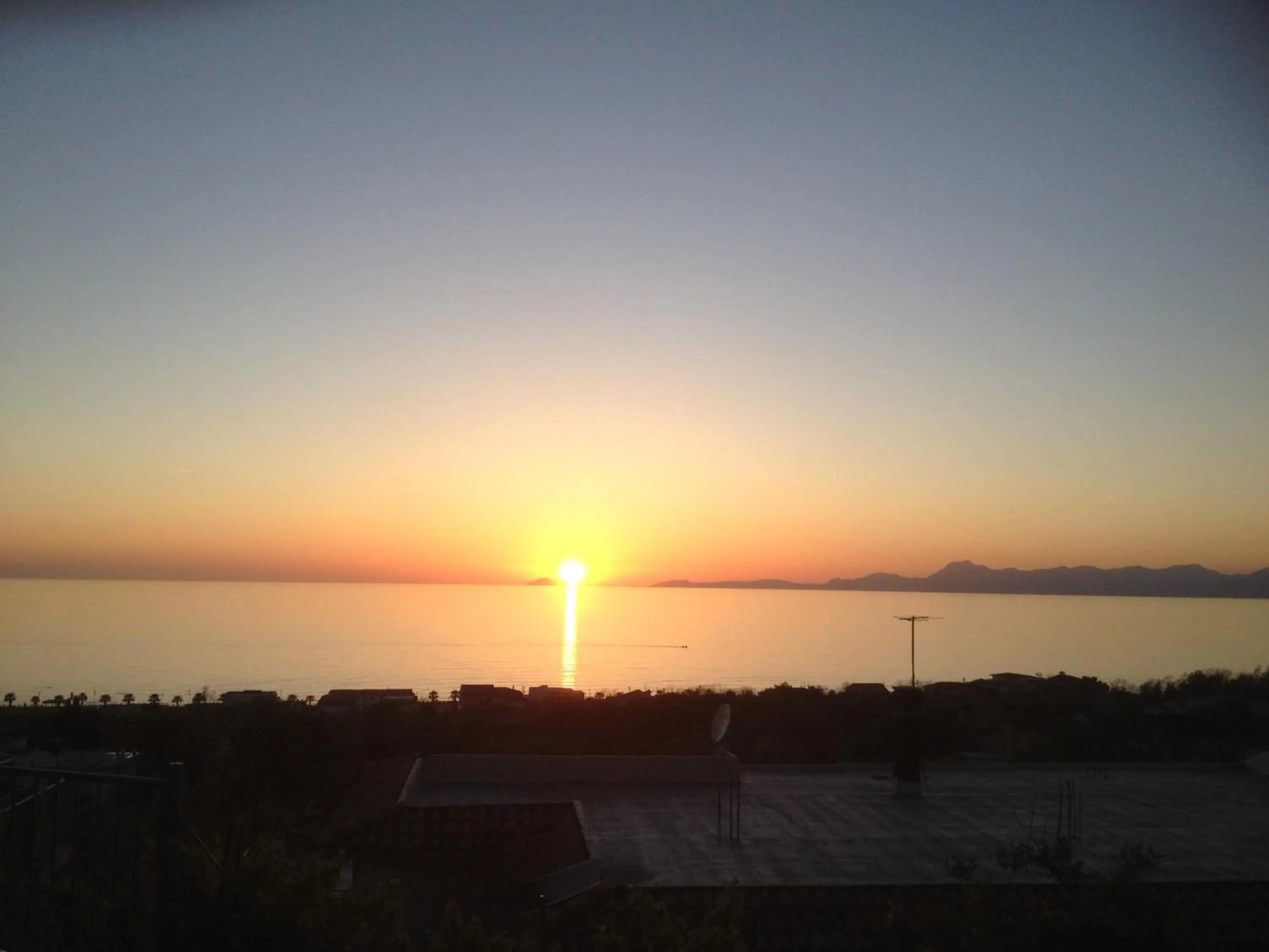 Sunset in B&B L'Ancora