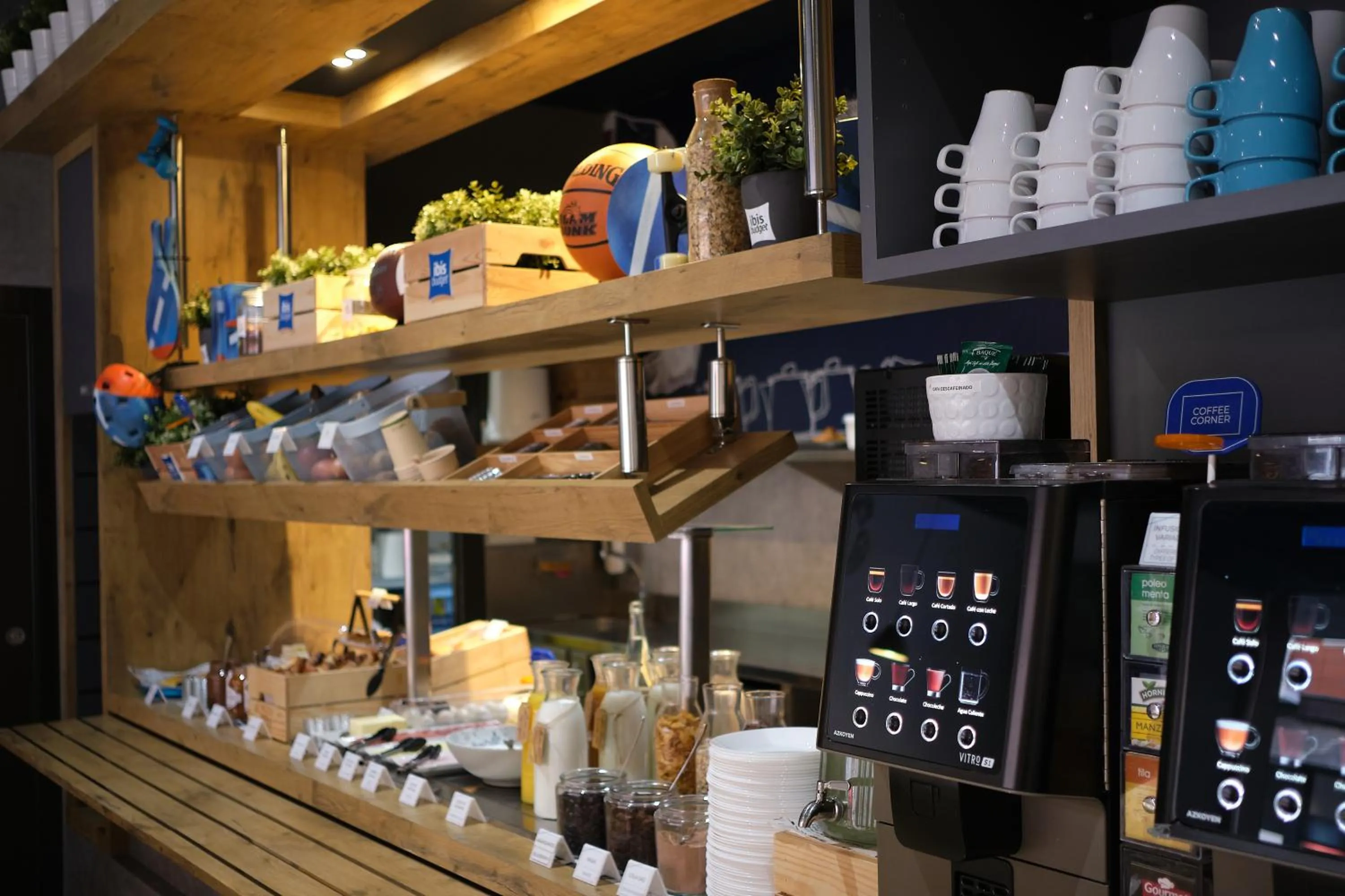 Buffet breakfast in Ibis Budget Bilbao City