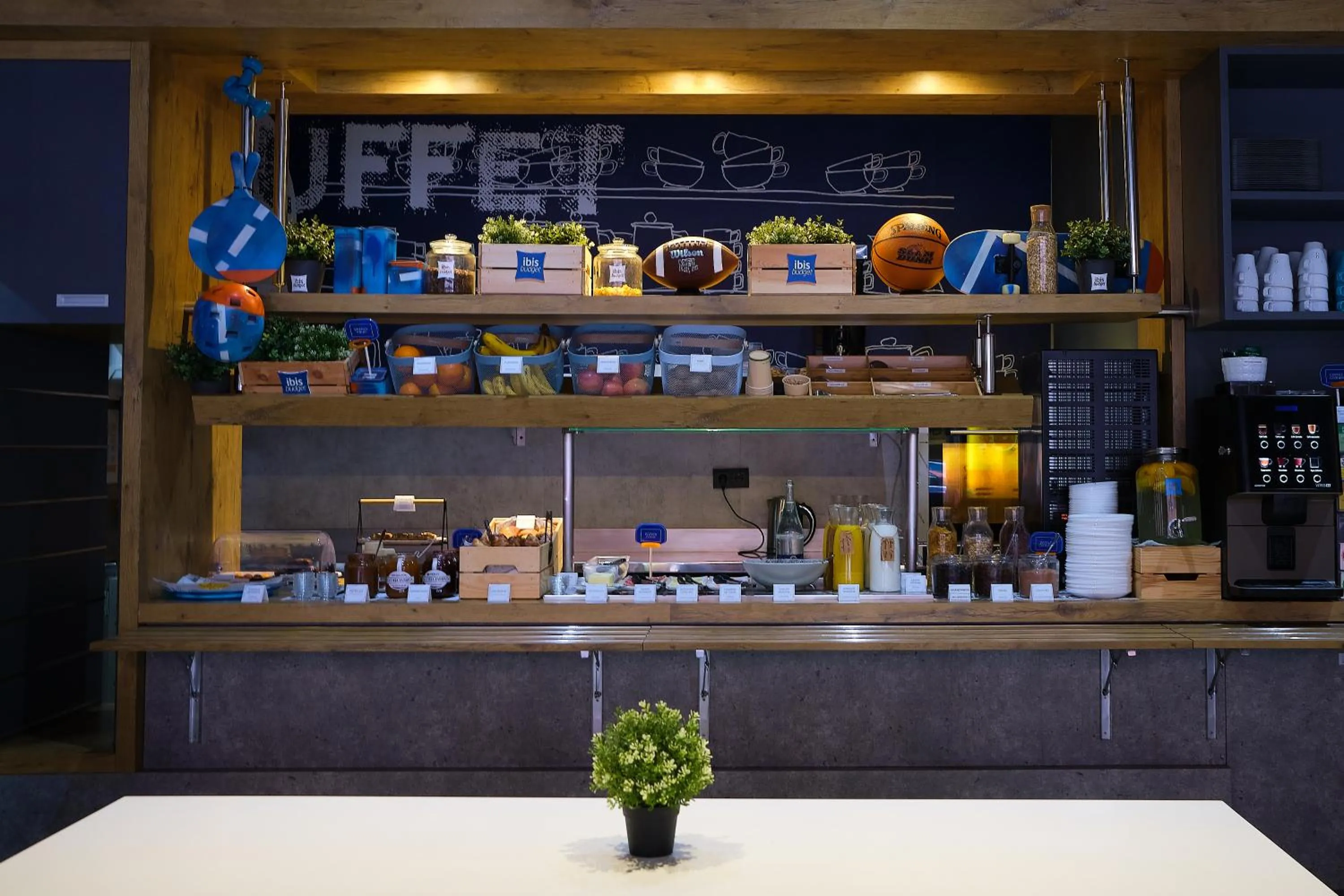 Buffet breakfast in Ibis Budget Bilbao City