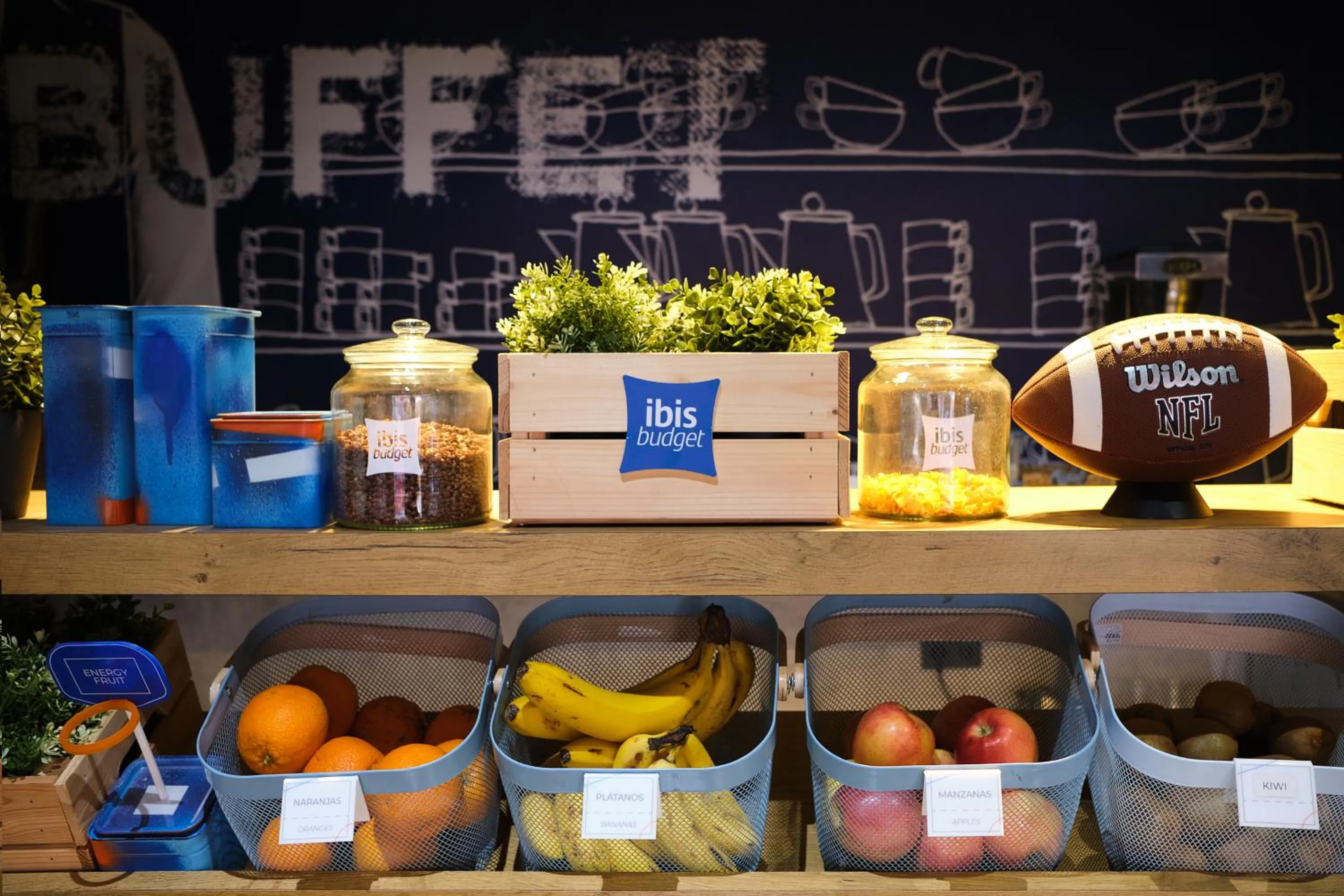 Buffet breakfast in Ibis Budget Bilbao City