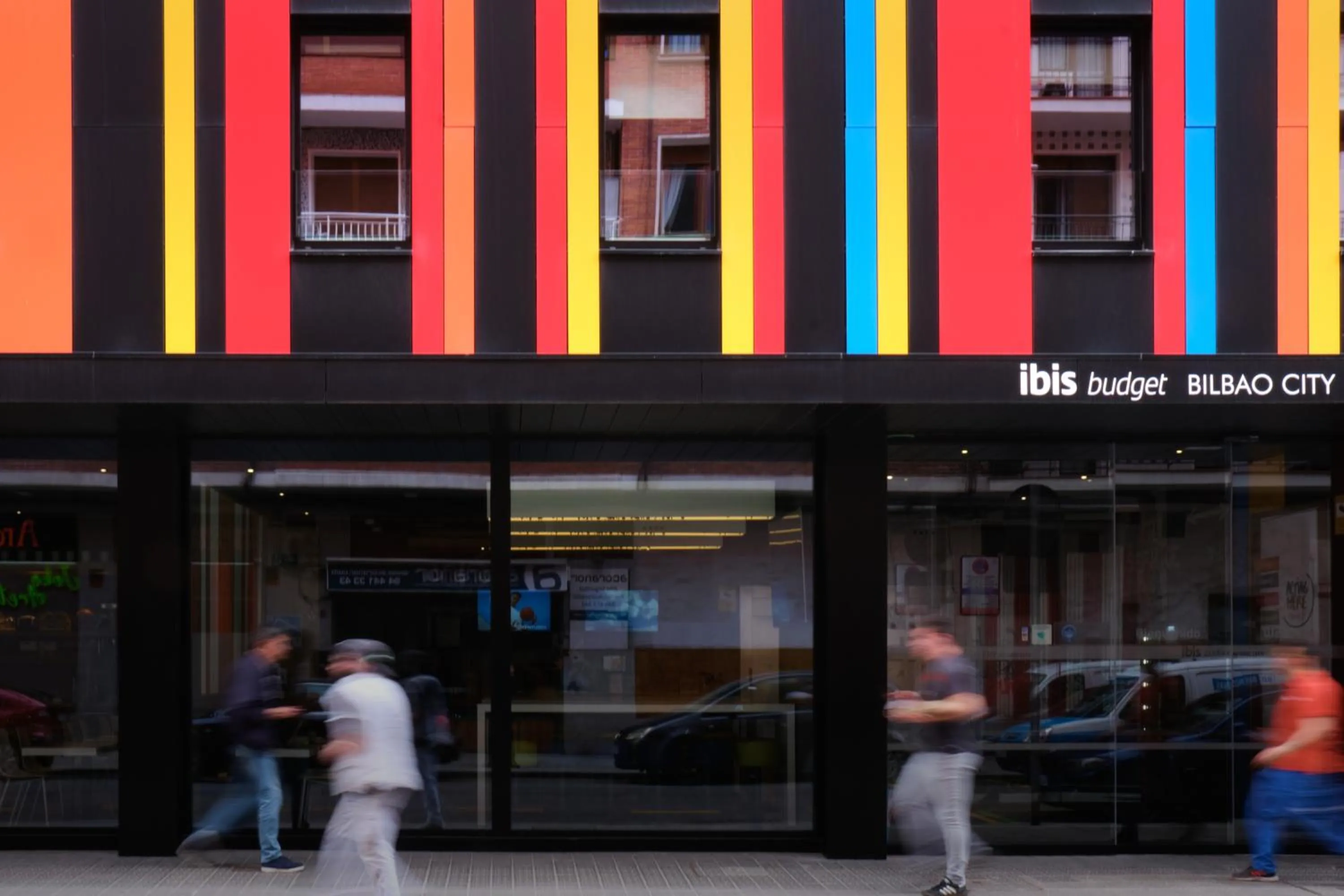 Facade/entrance in Ibis Budget Bilbao City