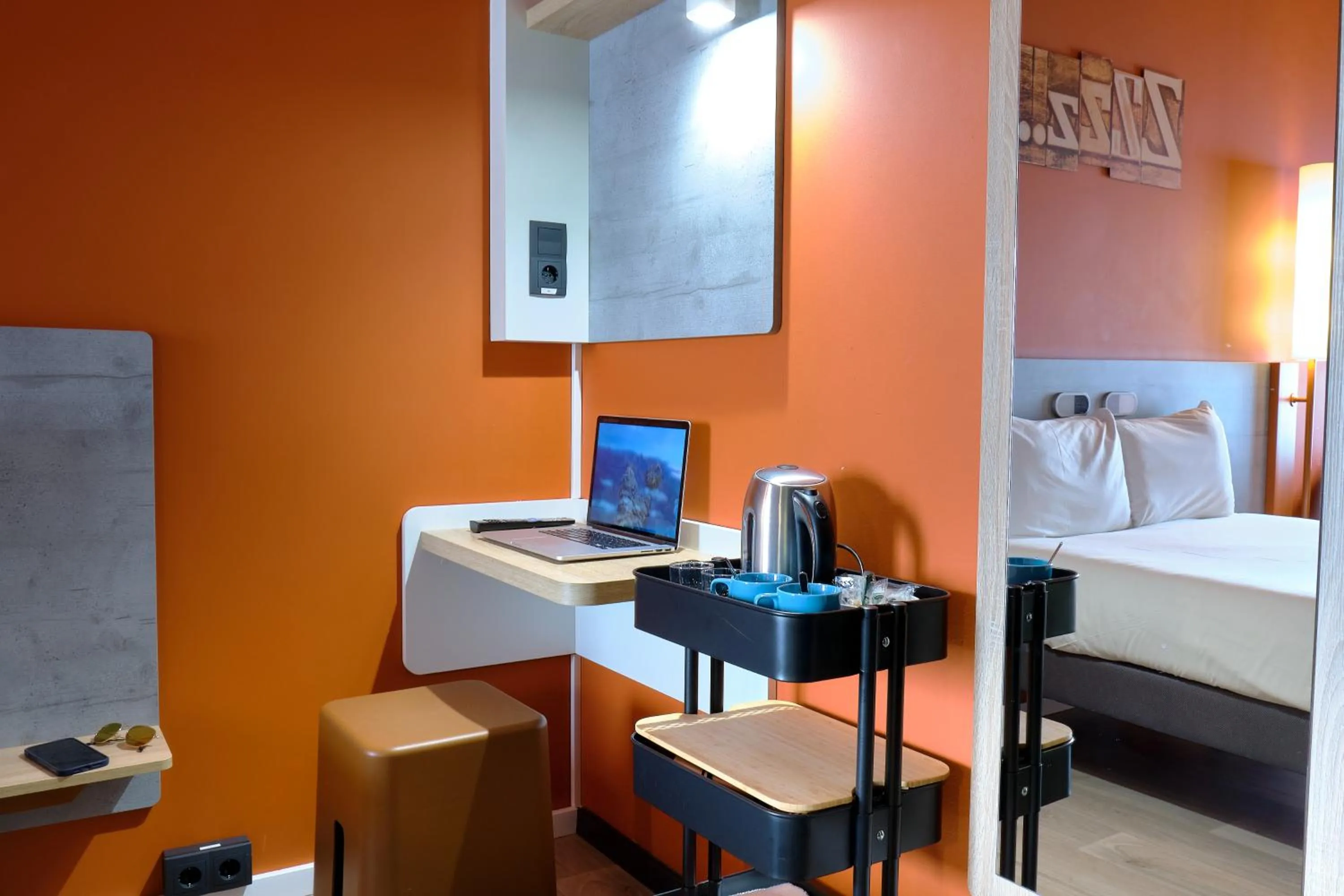 Photo of the whole room, Bed in Ibis Budget Bilbao City