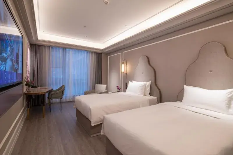 Bed in Mercure Shanghai Xujiahui South Bed in Mercure Shanghai Xujiahui South