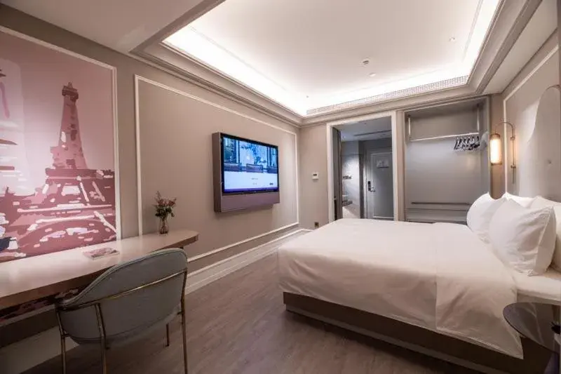 Bed in Mercure Shanghai Xujiahui South Bed in Mercure Shanghai Xujiahui South