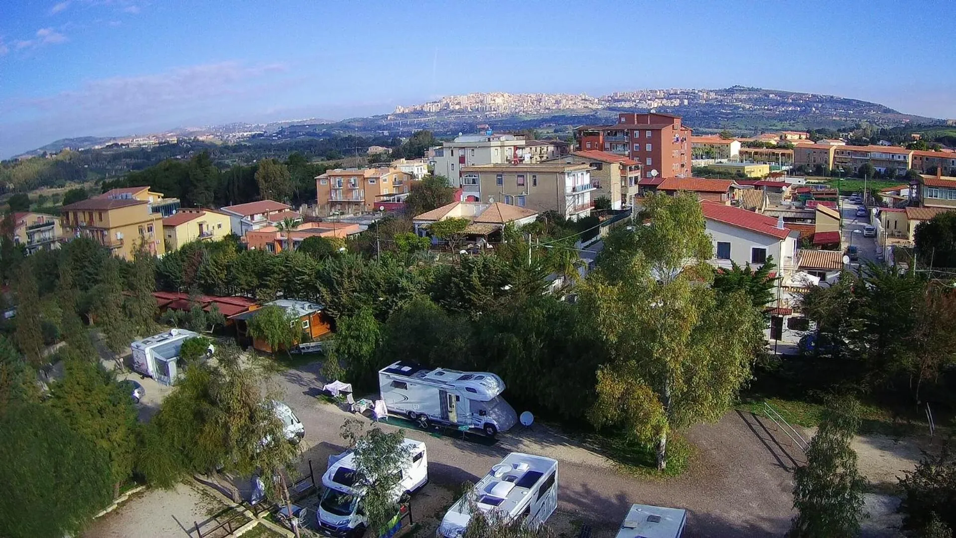 Bird's eye view in Camping Valle dei Templi