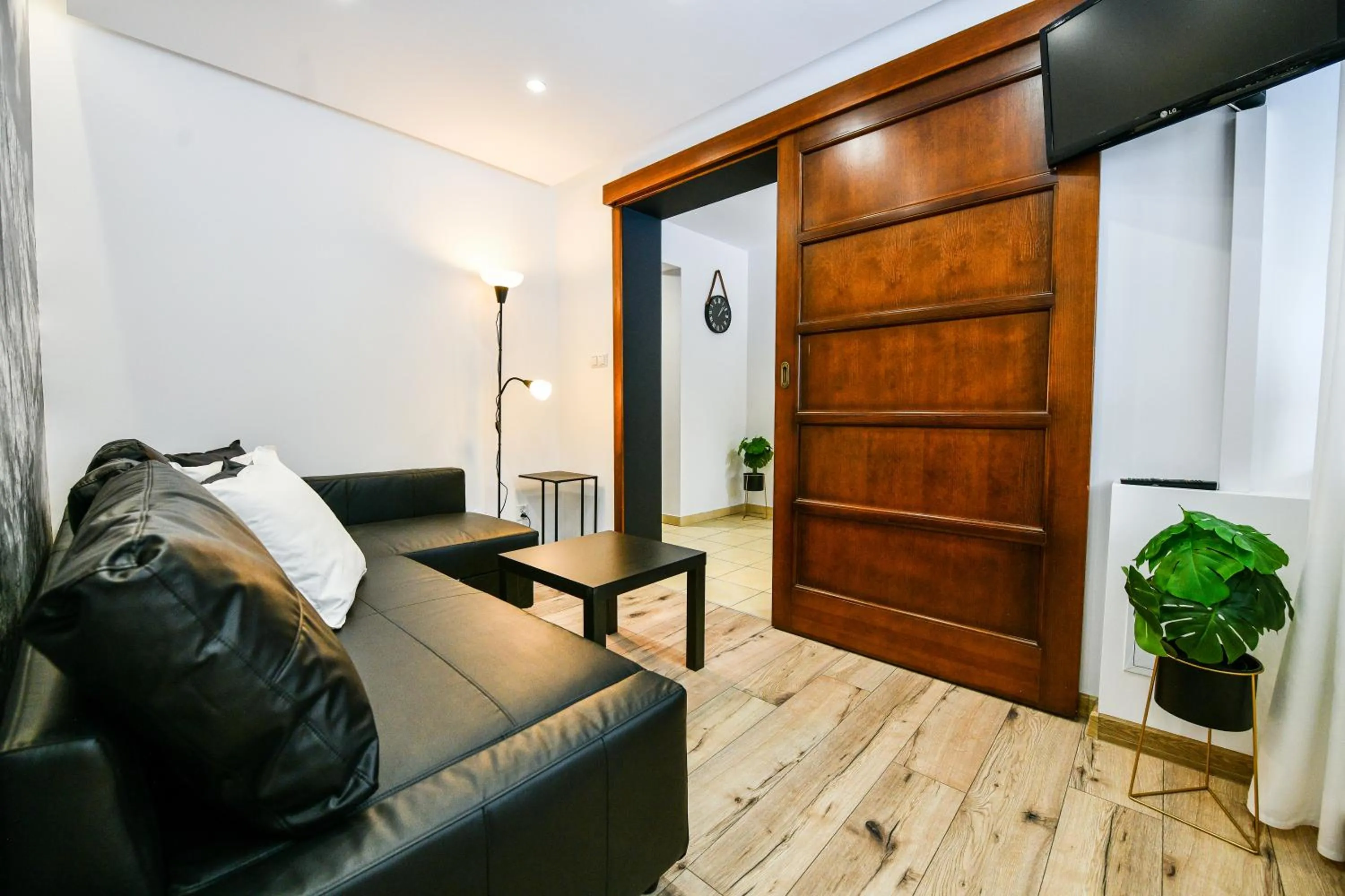 Seating area in RentPlanet - Apartamenty Bulwary Słowackiego