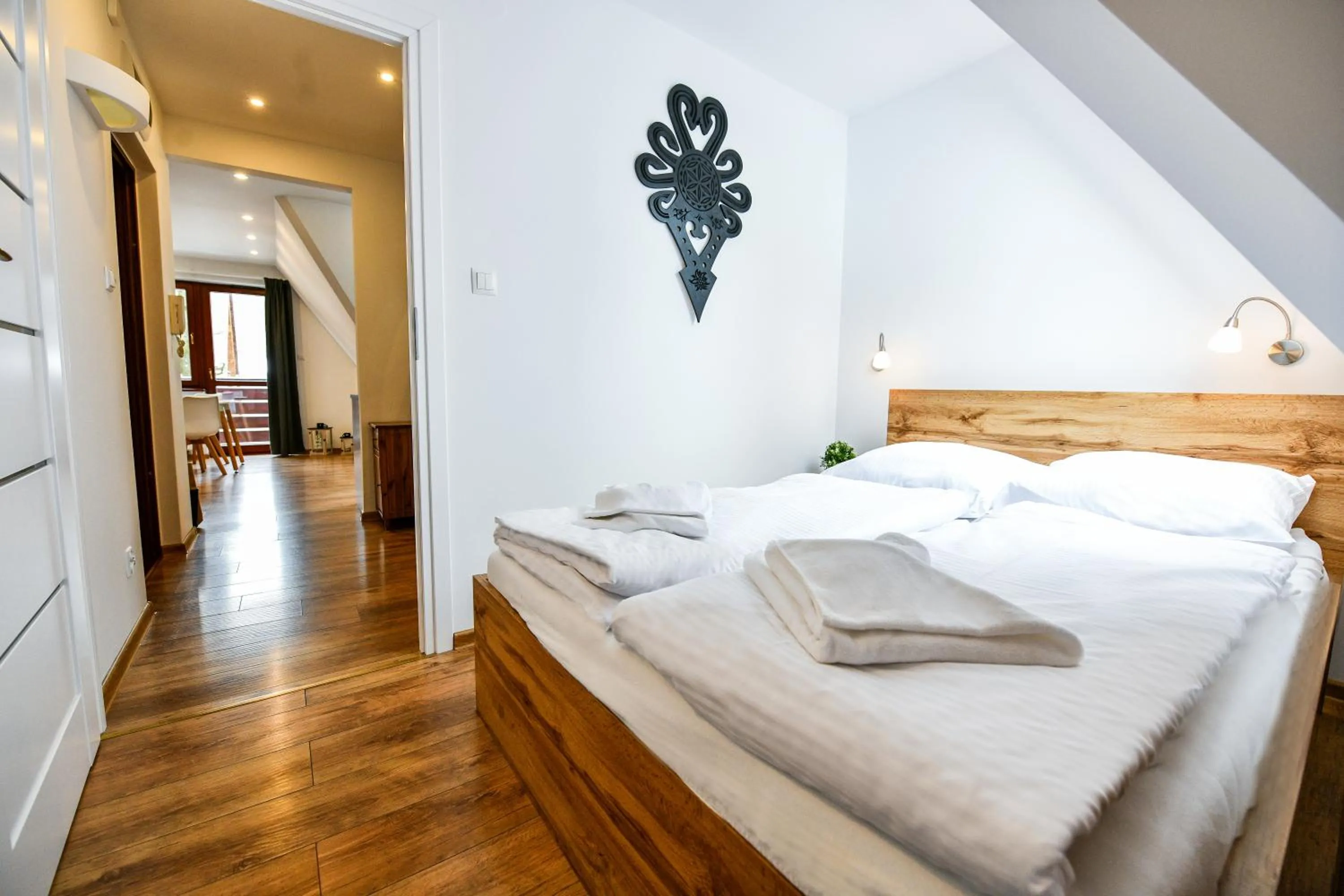 Bedroom, Bed in RentPlanet - Apartamenty Bulwary Słowackiego