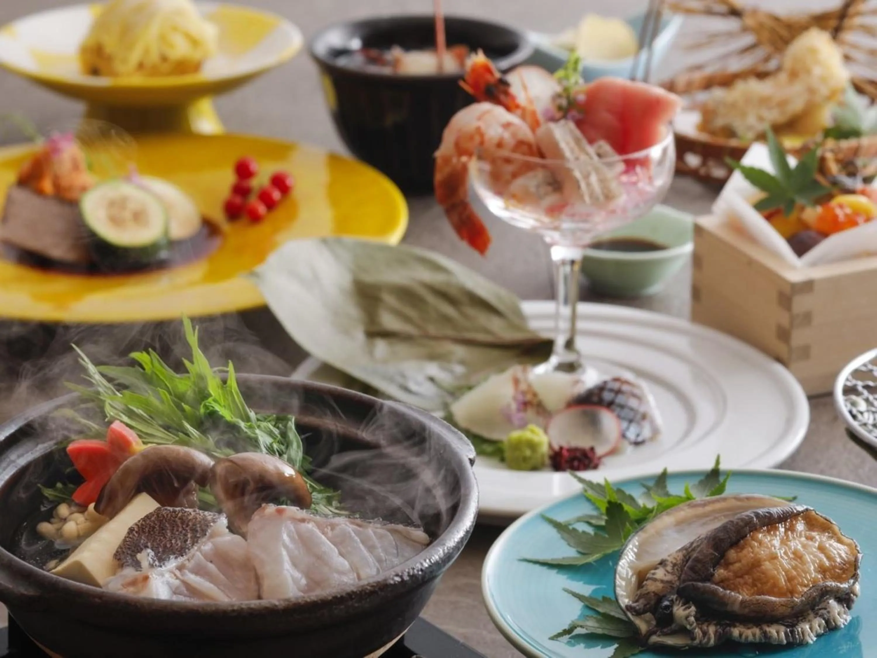 Dinner in KAMENOI HOTEL Toba