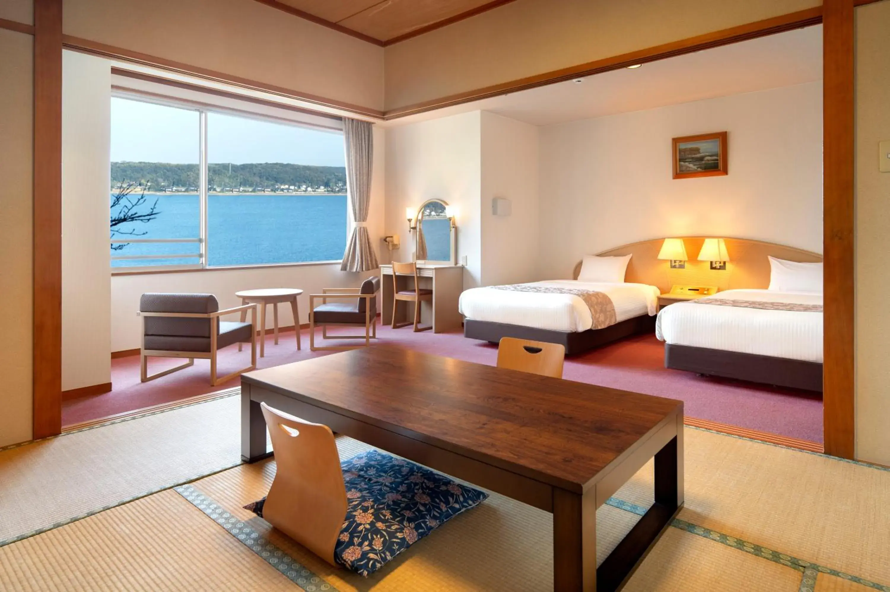 Japanese-Western style Room Non-Smoking (With Private Bath) in KAMENOI HOTEL Itako Japanese-Western style Room Non-Smoking (With Private Bath) in KAMENOI HOTEL Itako